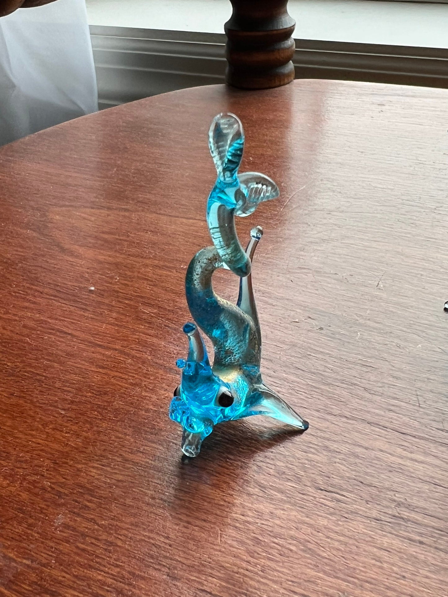 Vintage Murano Hand Blown Glass Seahorse Trio rare and flawless!