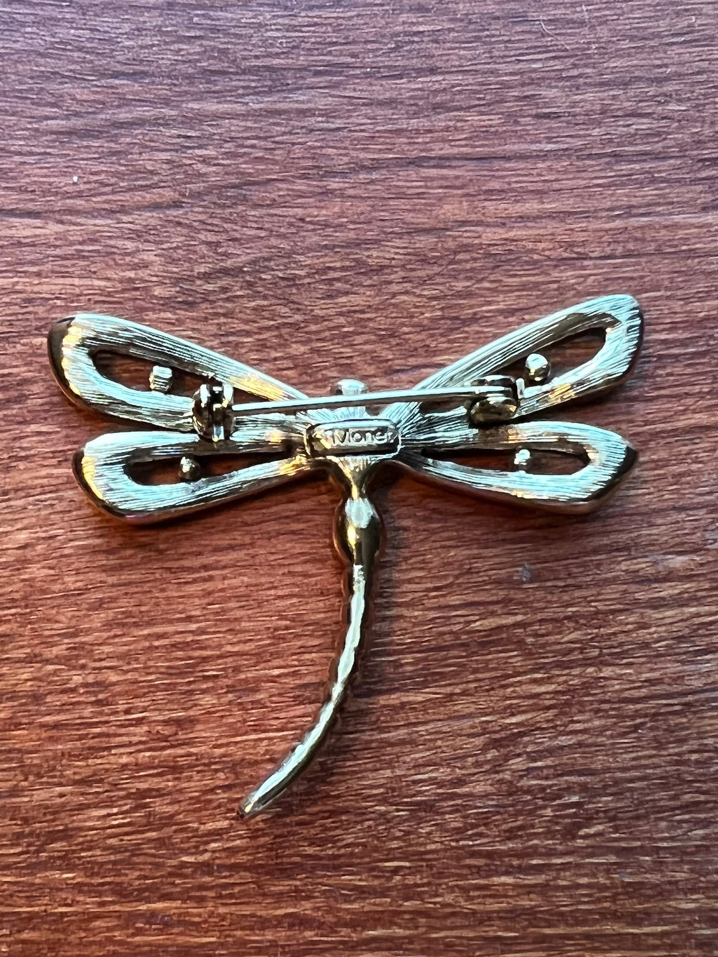 Vintage Monet Dragonfly Pin Colorful Brooch Lover Antiques and Vintage