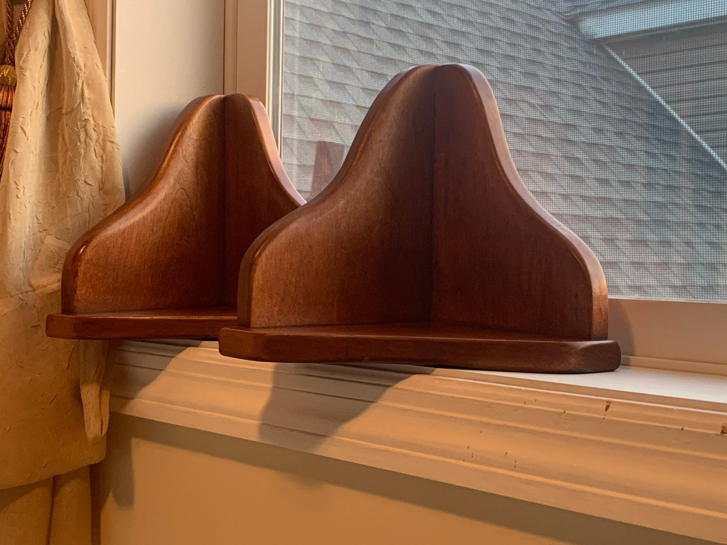Cushman Colonial Creations Hanging Corner Racks Rack Shelf Pair