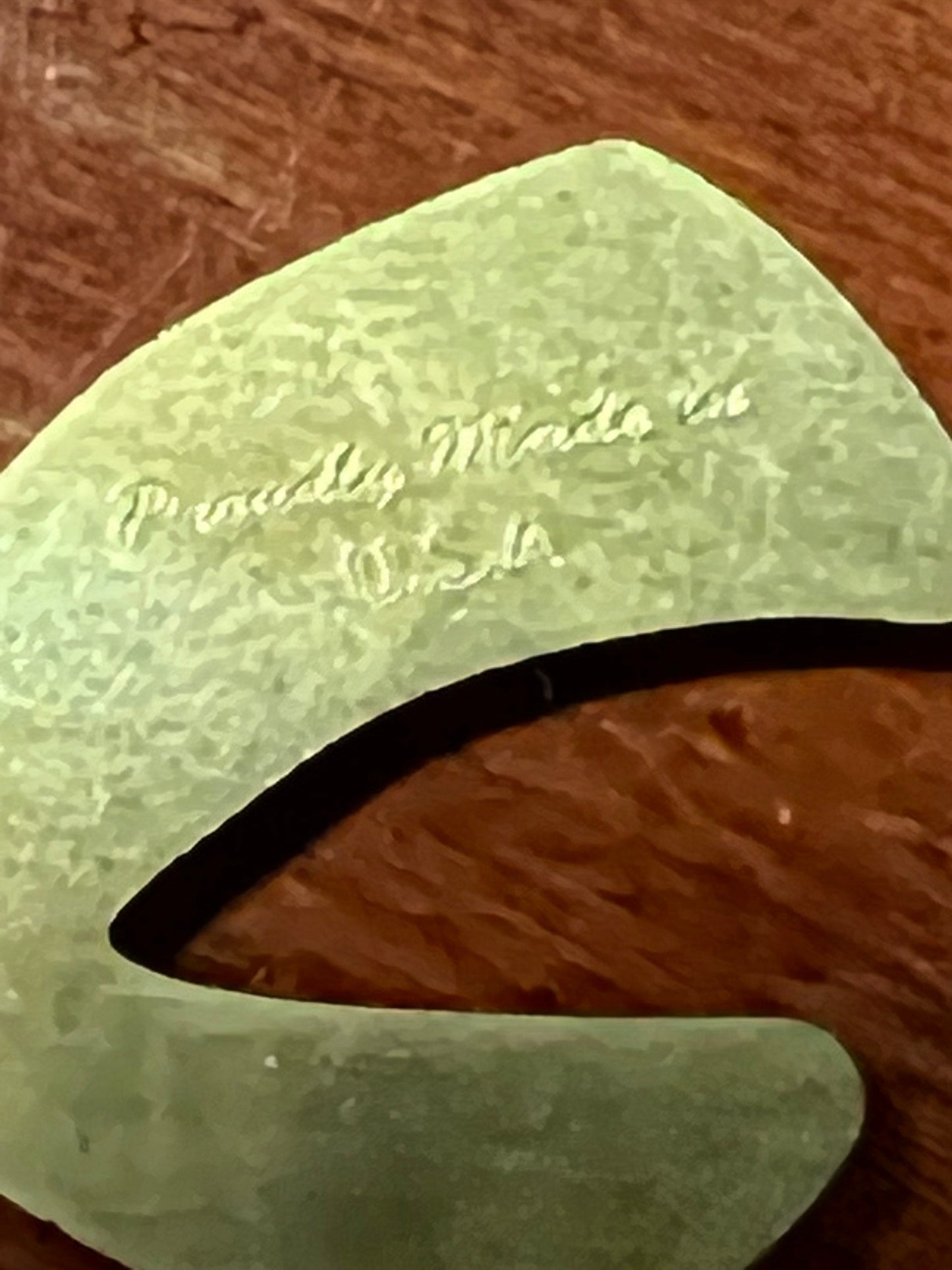 Vintage Awareness Ribbon with Name Lilly imprinted in enamel brooch pin brooches pins Lover Antiques and Vintage