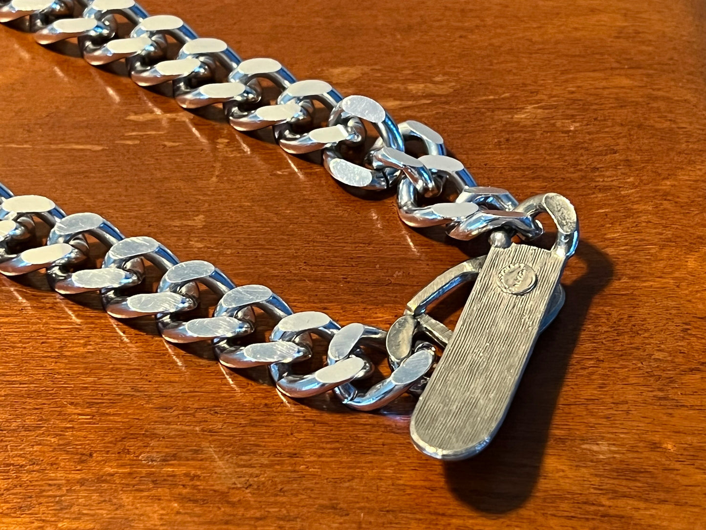 Vintage NYC Accessocraft Silver Tone Metal Belt or Necklace Lover Antiques and Vintages