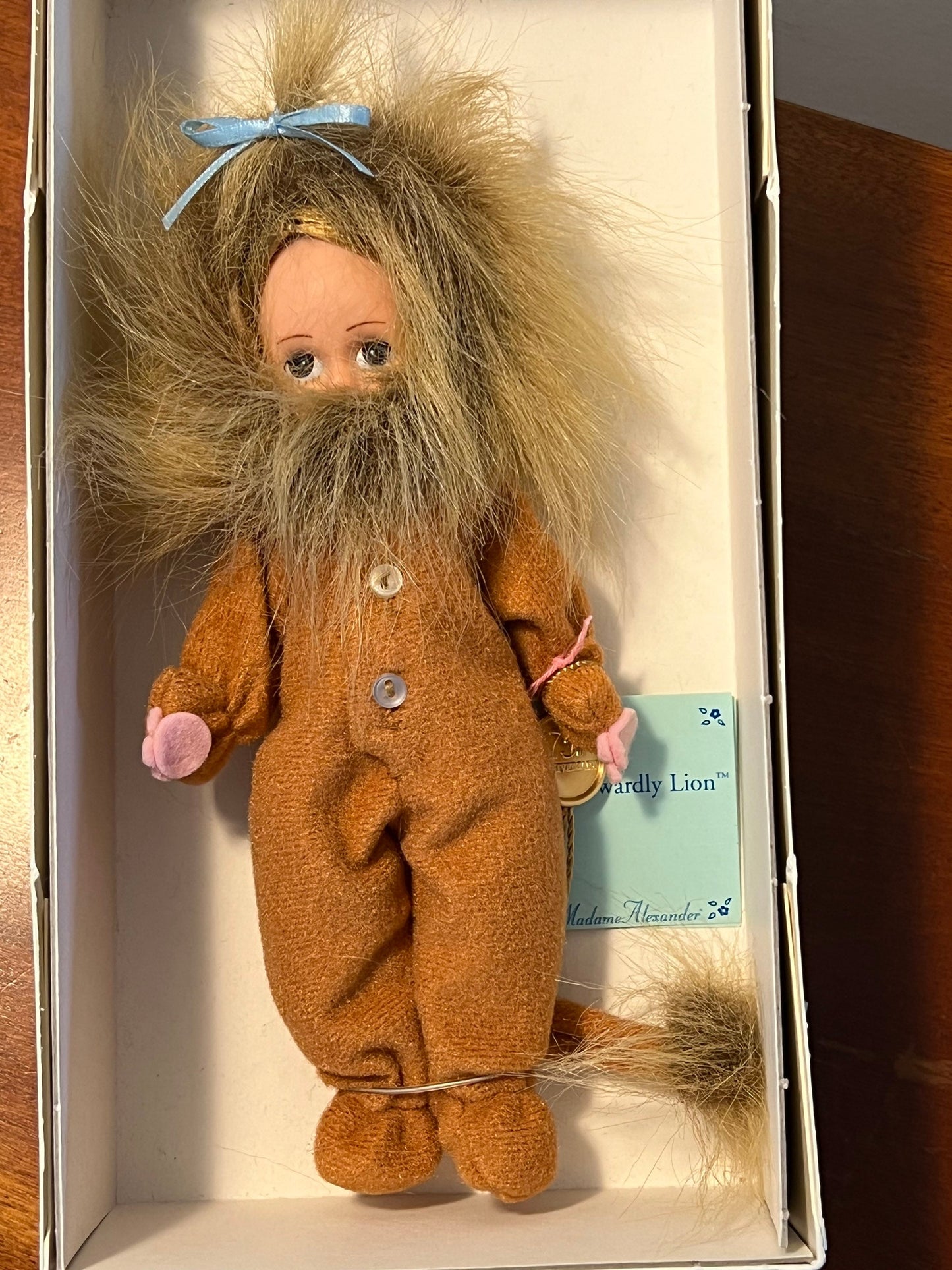 Vintage Madame Alexander Cowardly Lion No. 13220 8” doll from The Wizard of Oz Coward Lions Dolls