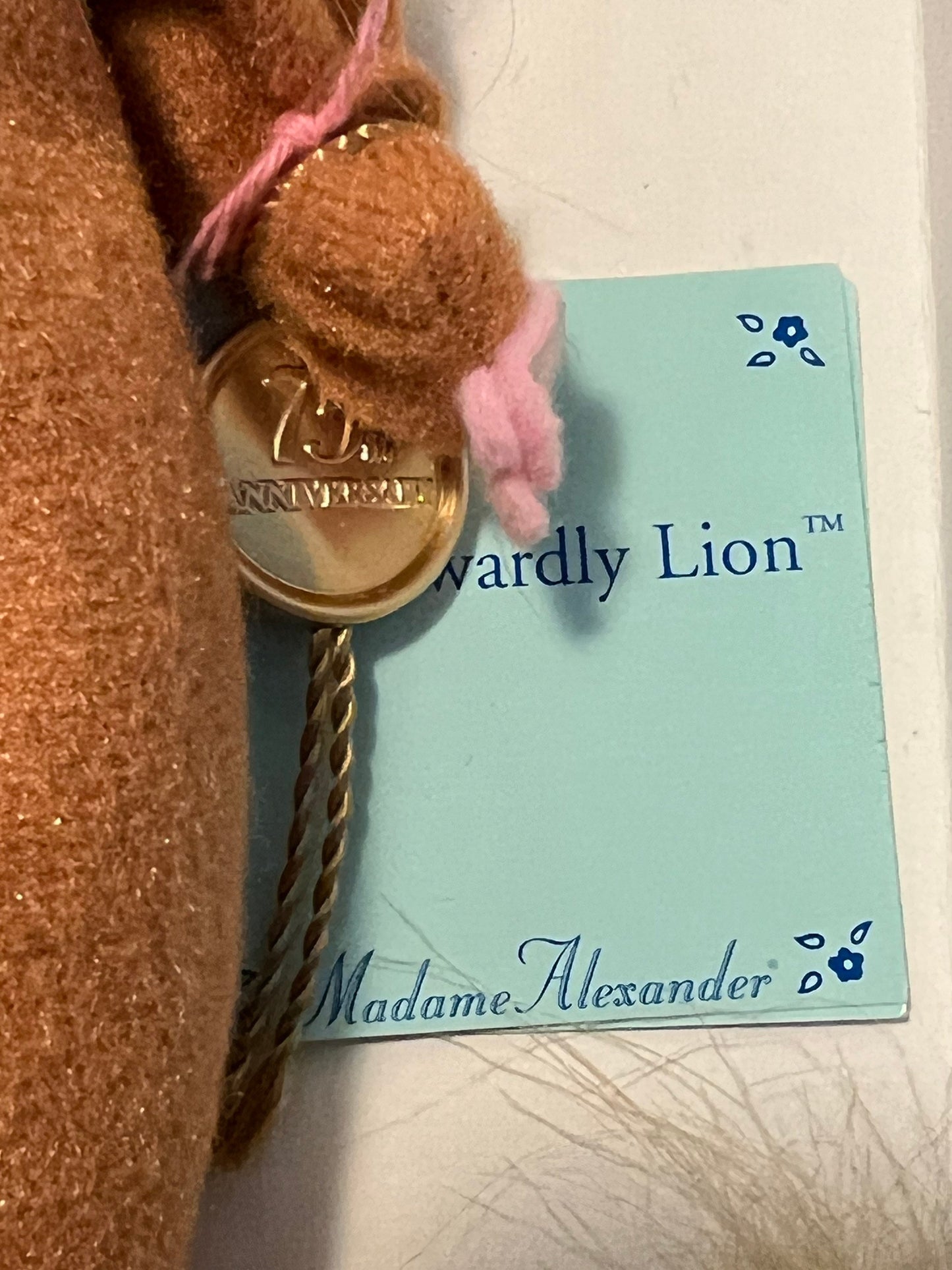 Vintage Madame Alexander Cowardly Lion No. 13220 8” doll from The Wizard of Oz Coward Lions Dolls