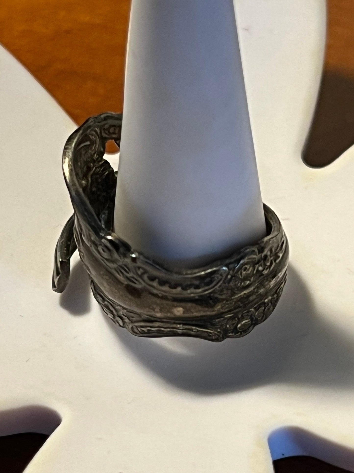 Vintage Oneida Community Flatware Silverplate Spoon Ring from 1970’s rings silver plate Lover Antiques and Vintage