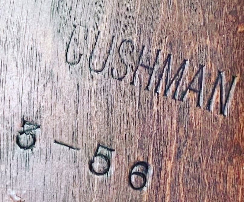 Vintage Cushman Colonial Creations 3-56 Wall Console with Three Drawers in Historical Maple Stain Very Rare Lover Antiques and Vintage