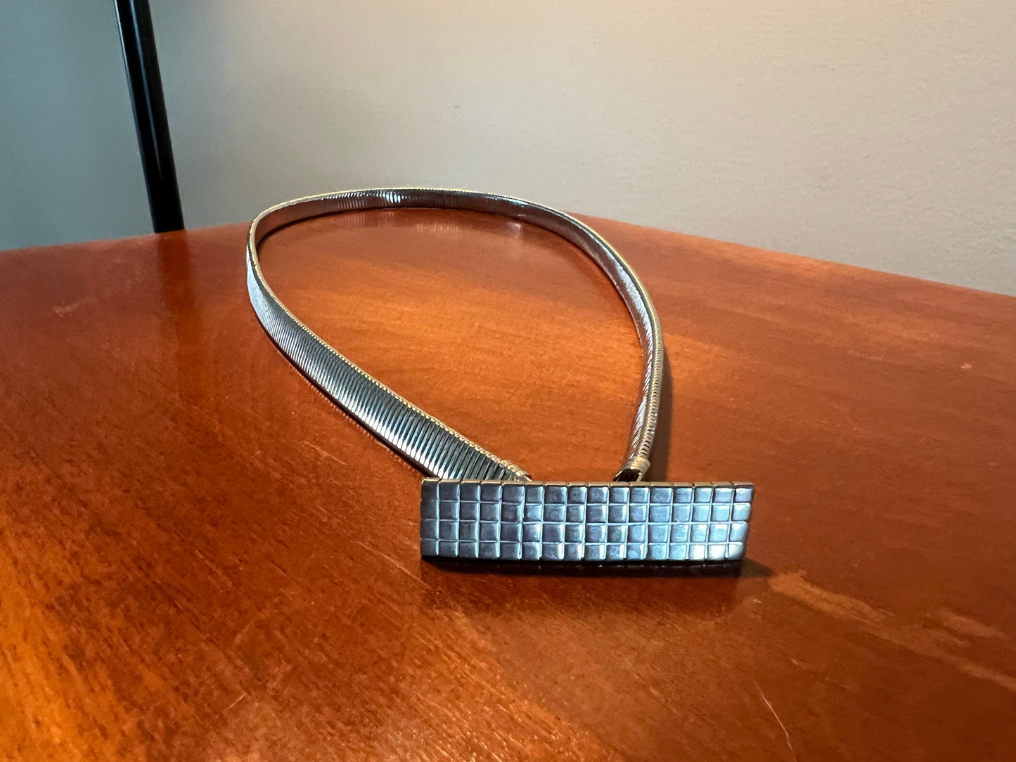 Vintage Anne Klein for Accessocraft silver metal belt jewelry belts Lover Antiques and Vintage