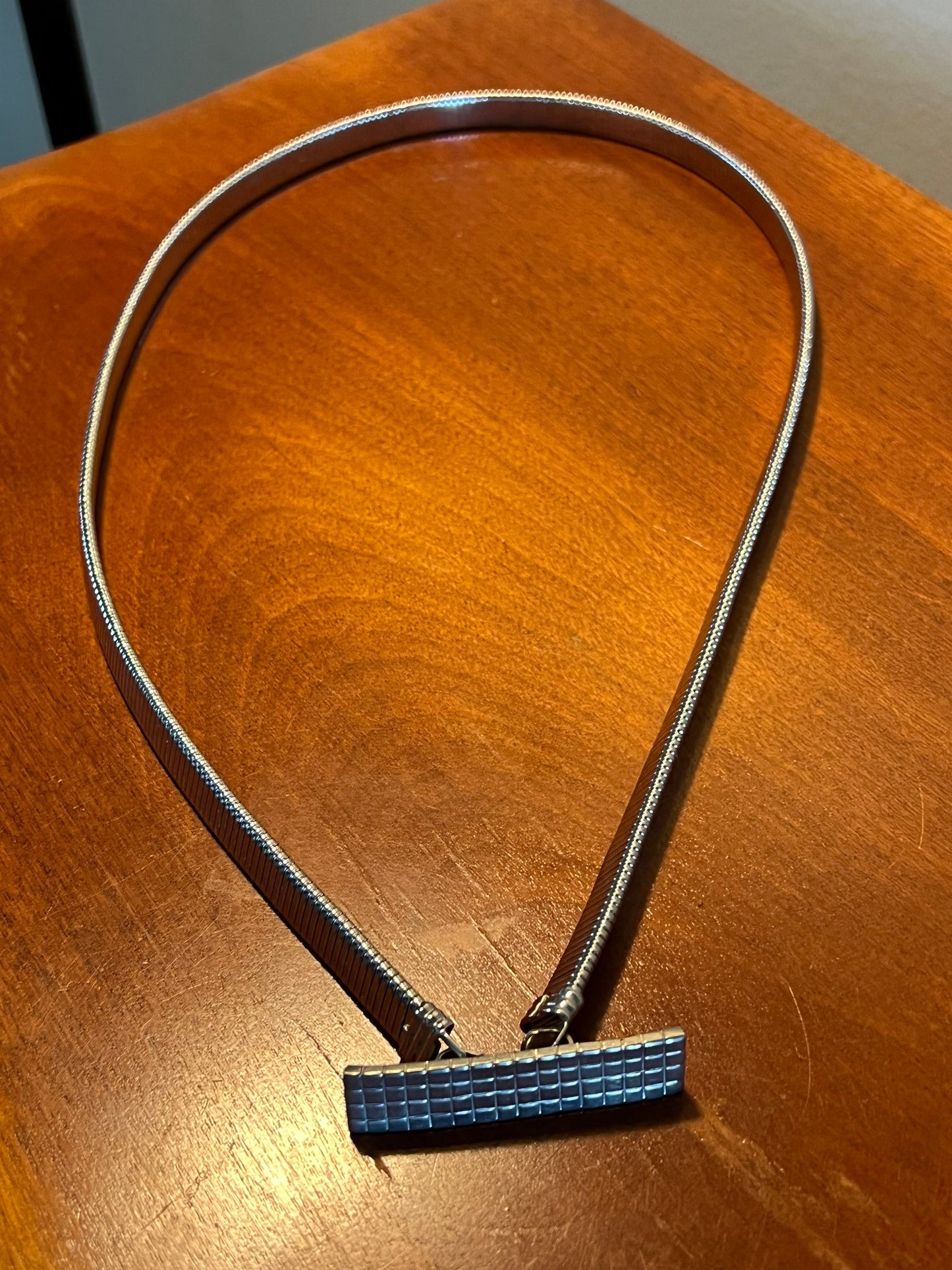Vintage Anne Klein for Accessocraft silver metal belt jewelry belts Lover Antiques and Vintage