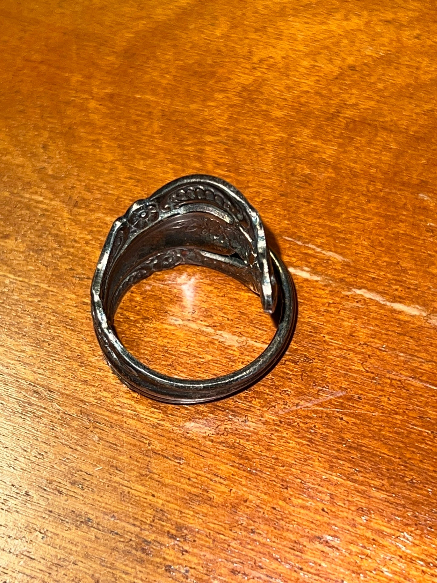 Vintage Oneida Community Flatware Silverplate Spoon Ring from 1970’s rings silver plate Lover Antiques and Vintage