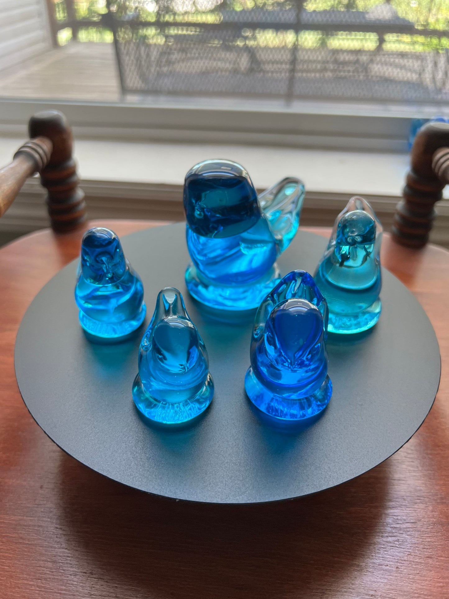 Vintage Bluebirds of Happiness signed by Leo Ward and Ron Ray Family Collection of 5 various sizes