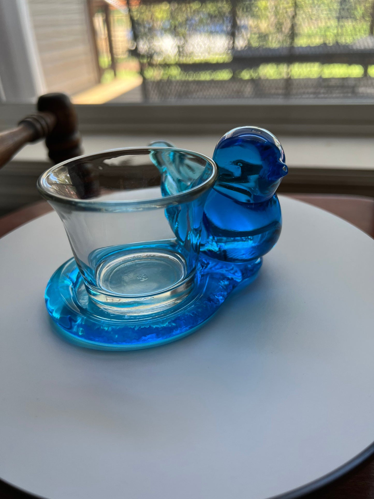 Vintage Bluebird of Happiness signed by W. Ward, dated 1993 Art Glass Artwork Bluebirds blue bird