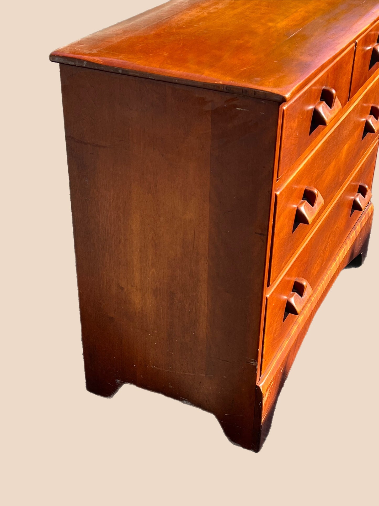 Cushman Colonial Creations Priscilla Alden Dresser No. 3053 Chest 3 drawers