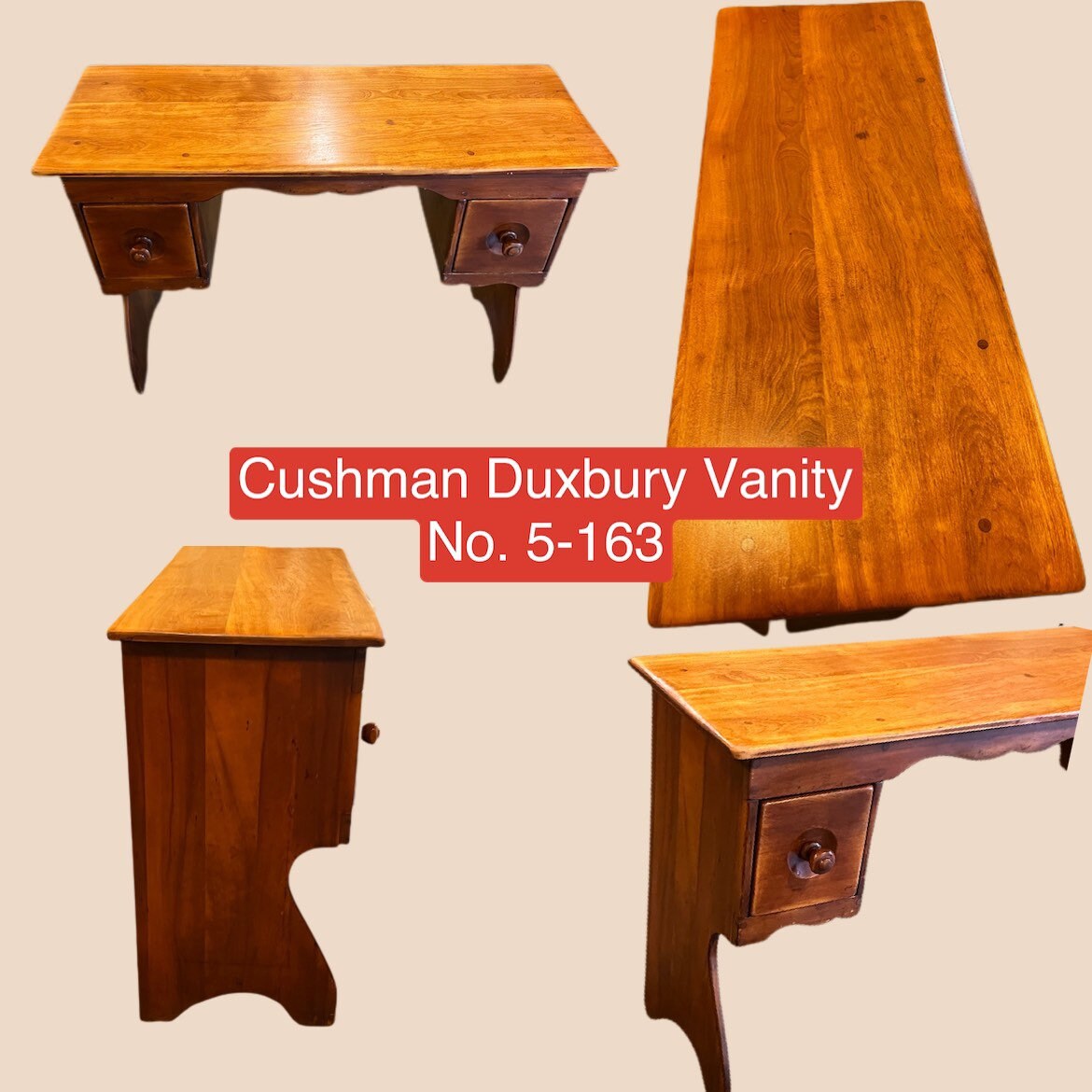 Cushman Colonial Creations Duxbury Vanity No. 5–163 Truly RARE Only made in 1935 & 36