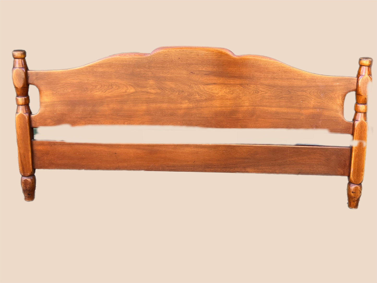 Cushman Colonial Creations Molly Stark Double Bed No. 2050D vintage furniture headboard footboard side rails slats