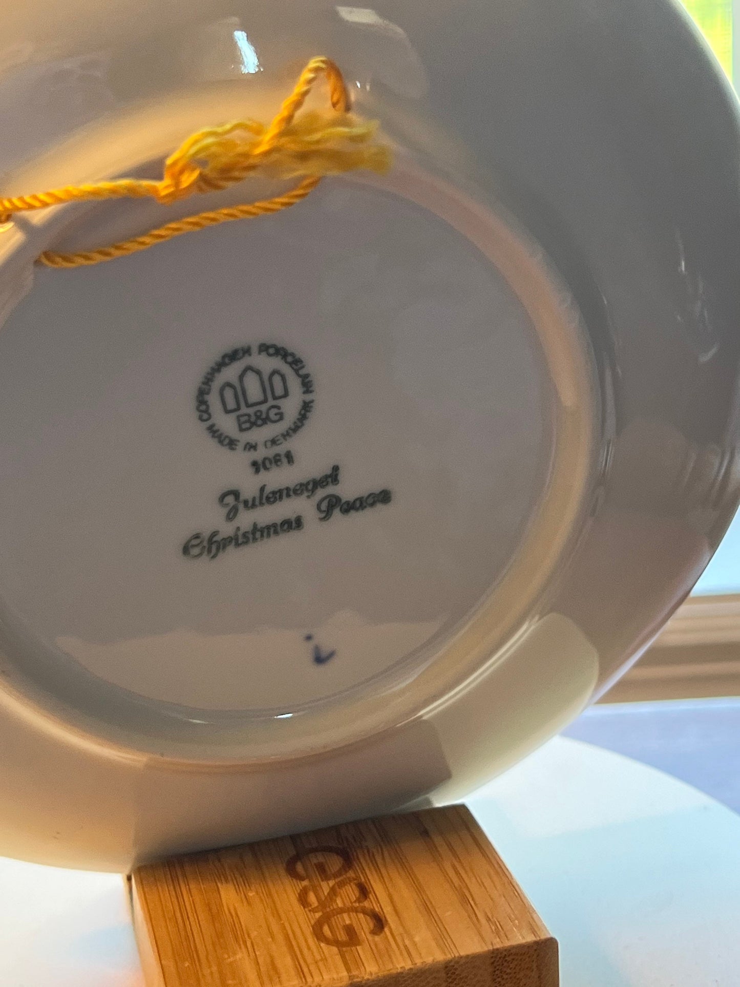 Vintage B&G Copenhagen Denmark Porcelain Collector Annual Christmas Plates 1981 Lover Antiques and Vintage