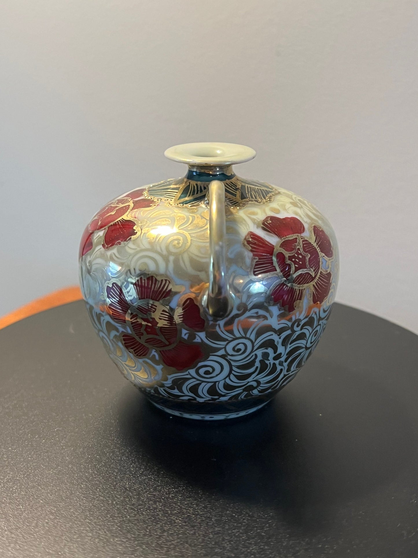Vintage Nippon Hand Painted Japanese Porcelain Vase