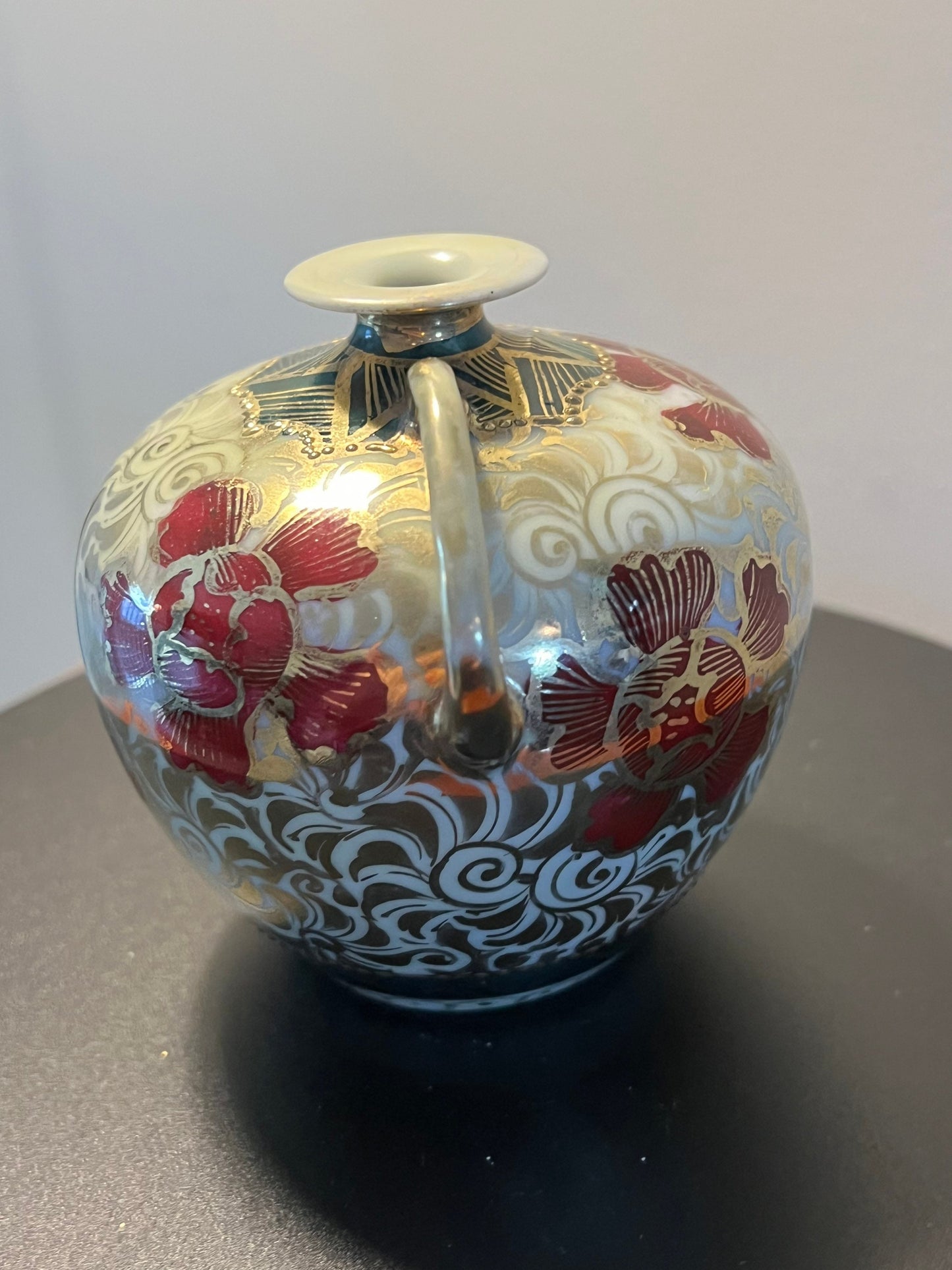 Vintage Nippon Hand Painted Japanese Porcelain Vase