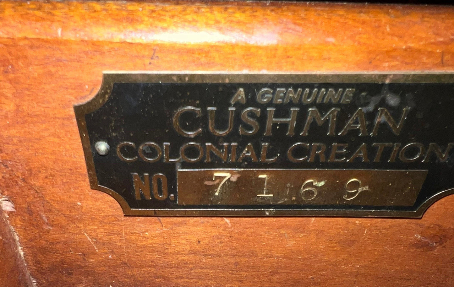 Cushman Colonial Creations Lucy Latham Original Nightstand Night Table No. 7169 Night stand small table Lover Antiques and Vintage