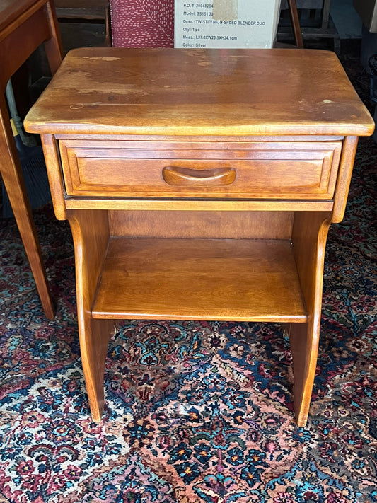 Cushman Colonial Creations Molly Stark Night Stand No. 2069 Vintage Rustic Furniture Home Decor
