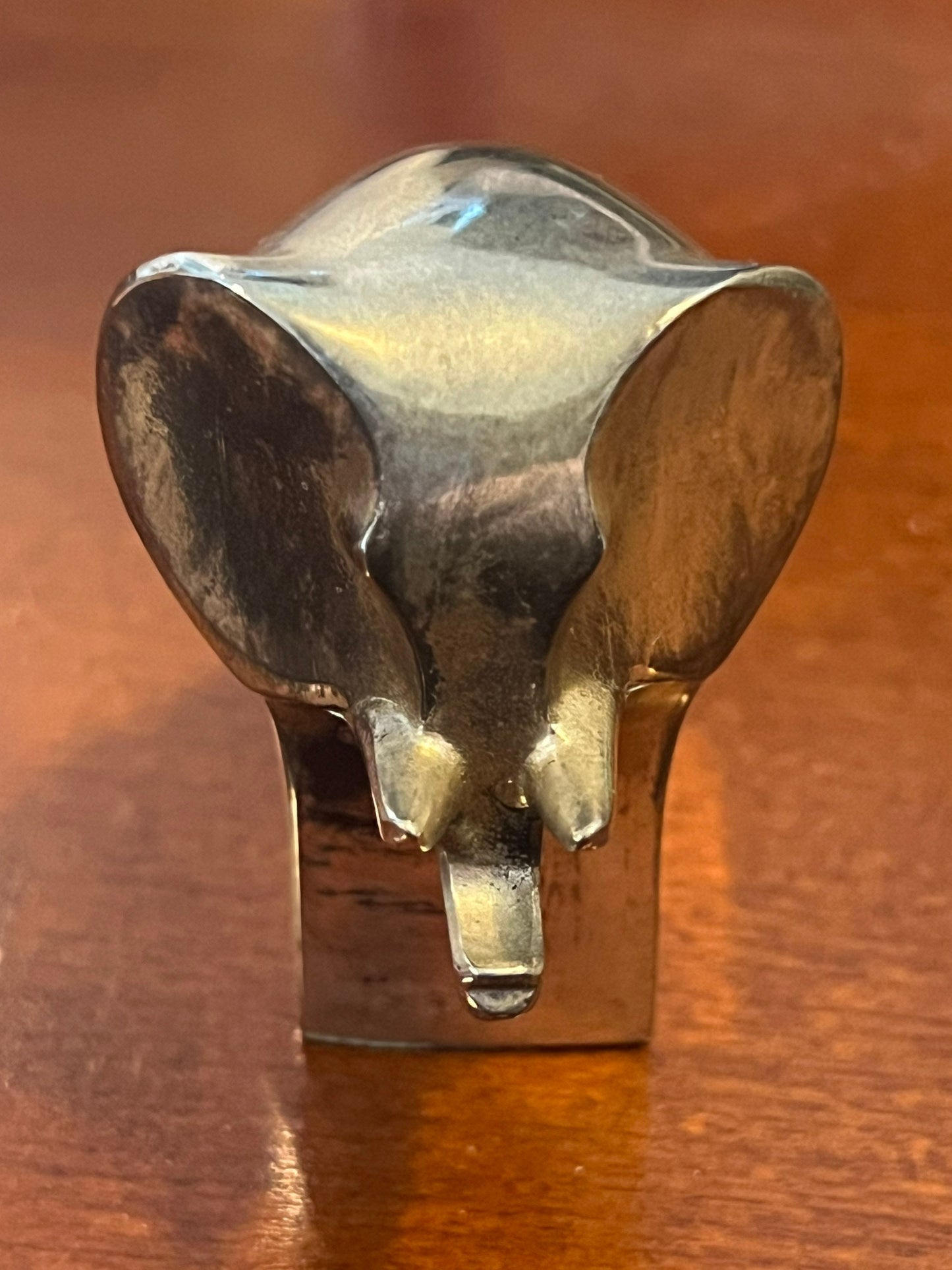 Vintage Dansk Elephant Paperweight silver plated art piece gift elephants Lover Antiques and Vintage