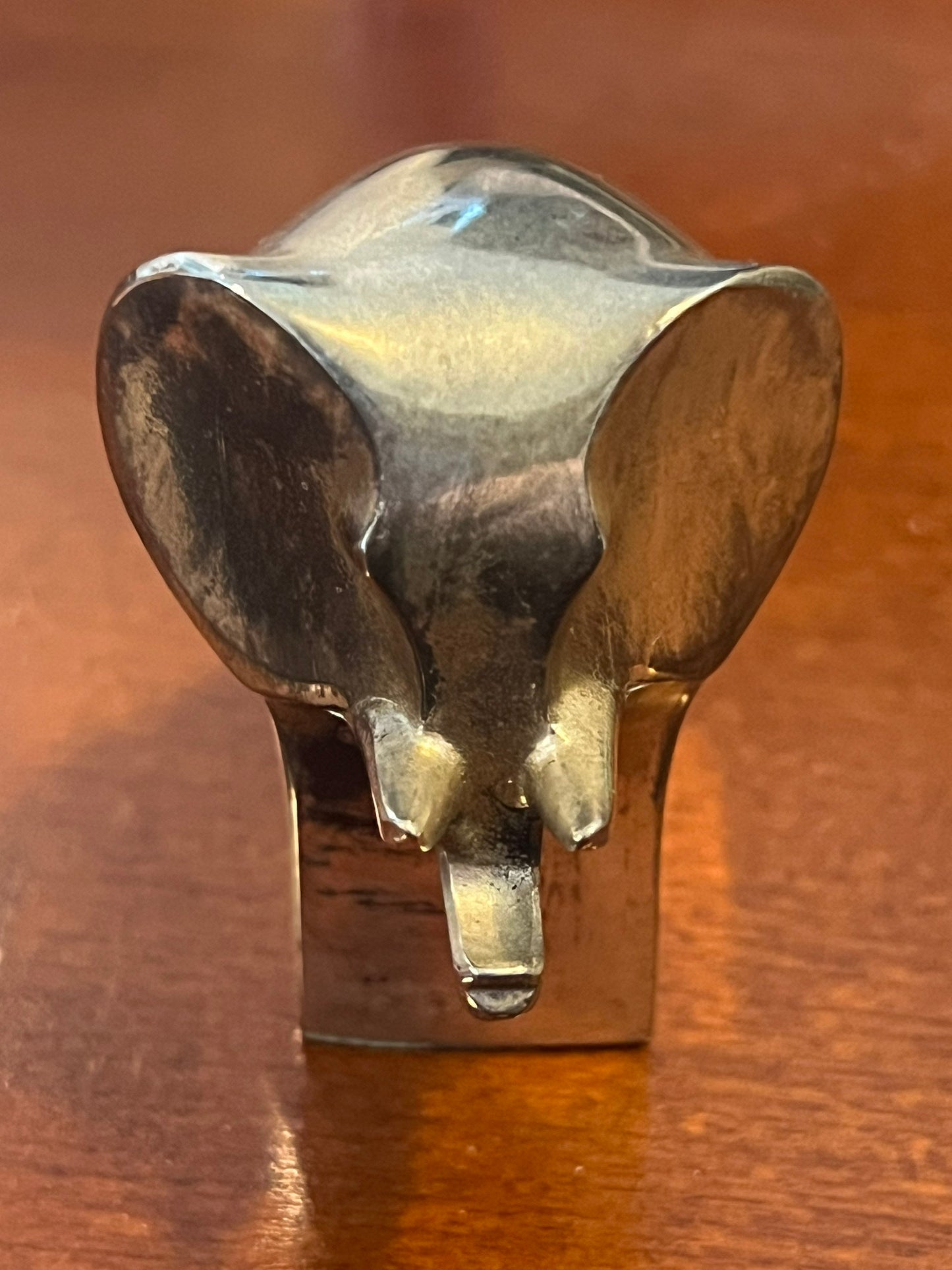 Vintage Dansk Elephant Paperweight silver plated art piece gift elephants Lover Antiques and Vintage