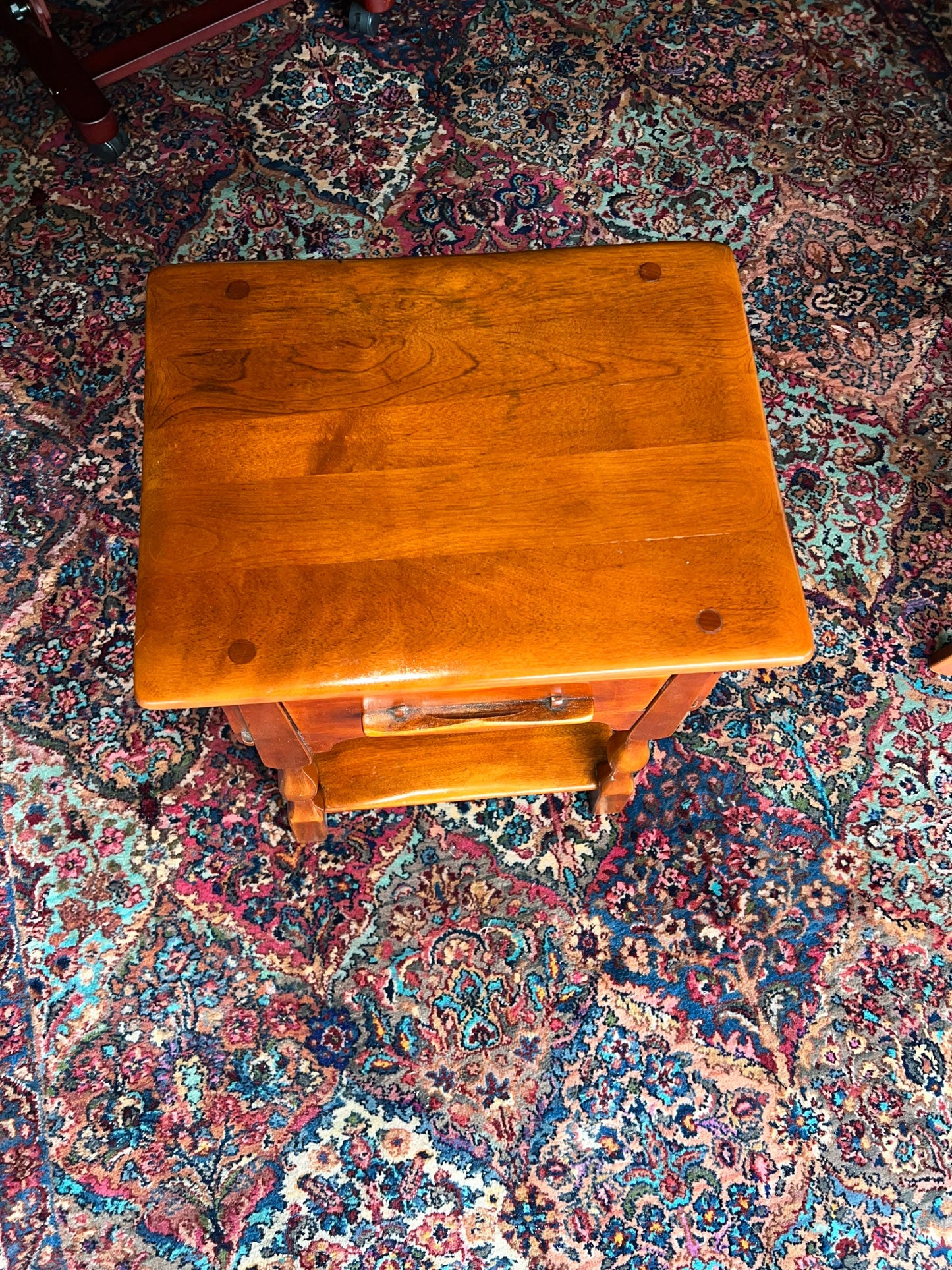 Cushman Colonial Creations Lucy Latham Original Nightstand Night Table No. 7169 Night stand small table Lover Antiques and Vintage
