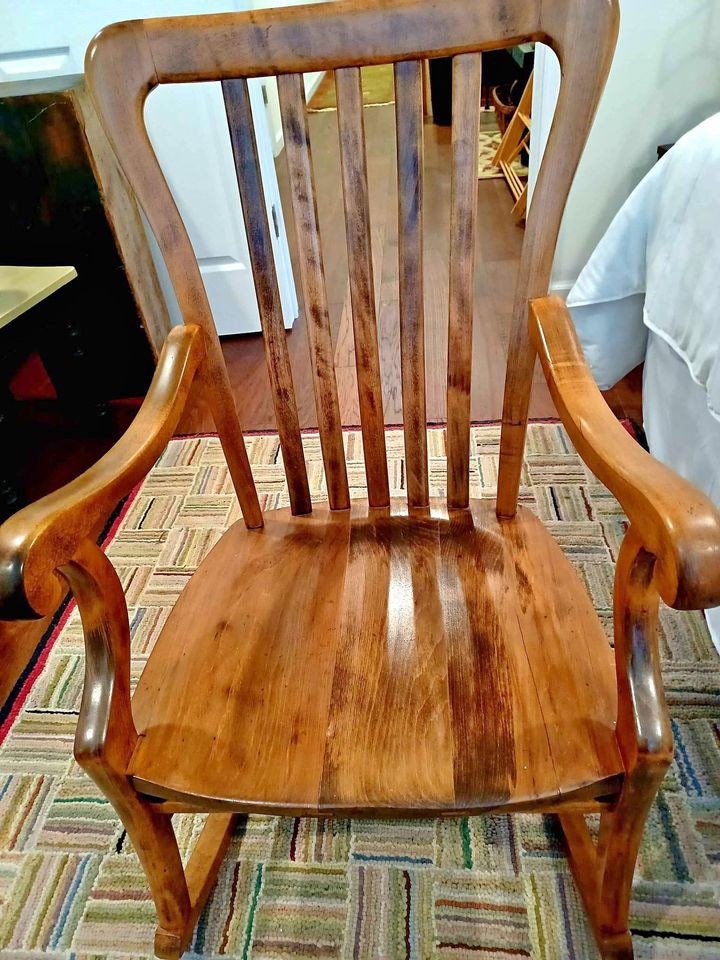 Vintage Maple Rocking Chair Rocker Cool Furniture from Lover Antiques
