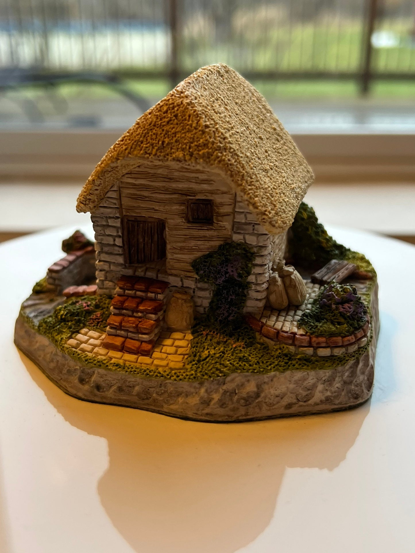 Vintage Irish Water Mill by David Winter Cottages handmade hand painted Great Britain figures figurines 1991