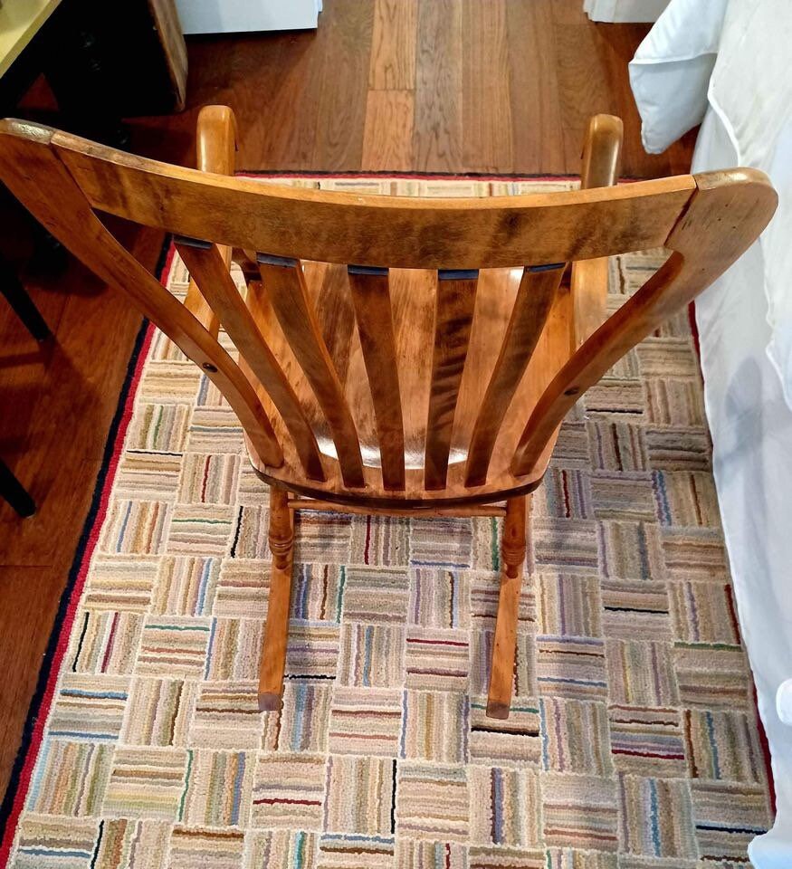 Vintage Maple Rocking Chair Rocker Cool Furniture from Lover Antiques