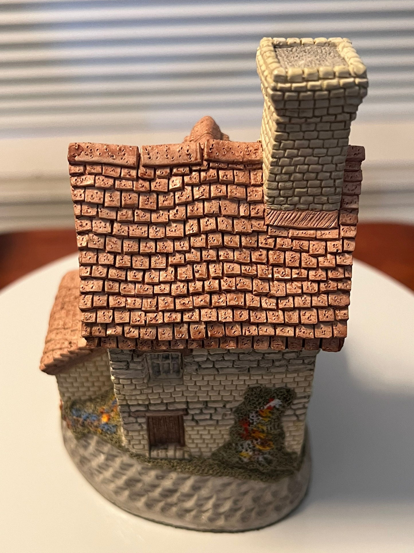 Vintage St. Anne’s Well July British Traditions Cottage by David Winter Cottages handmade hand painted Great Britain figurines England