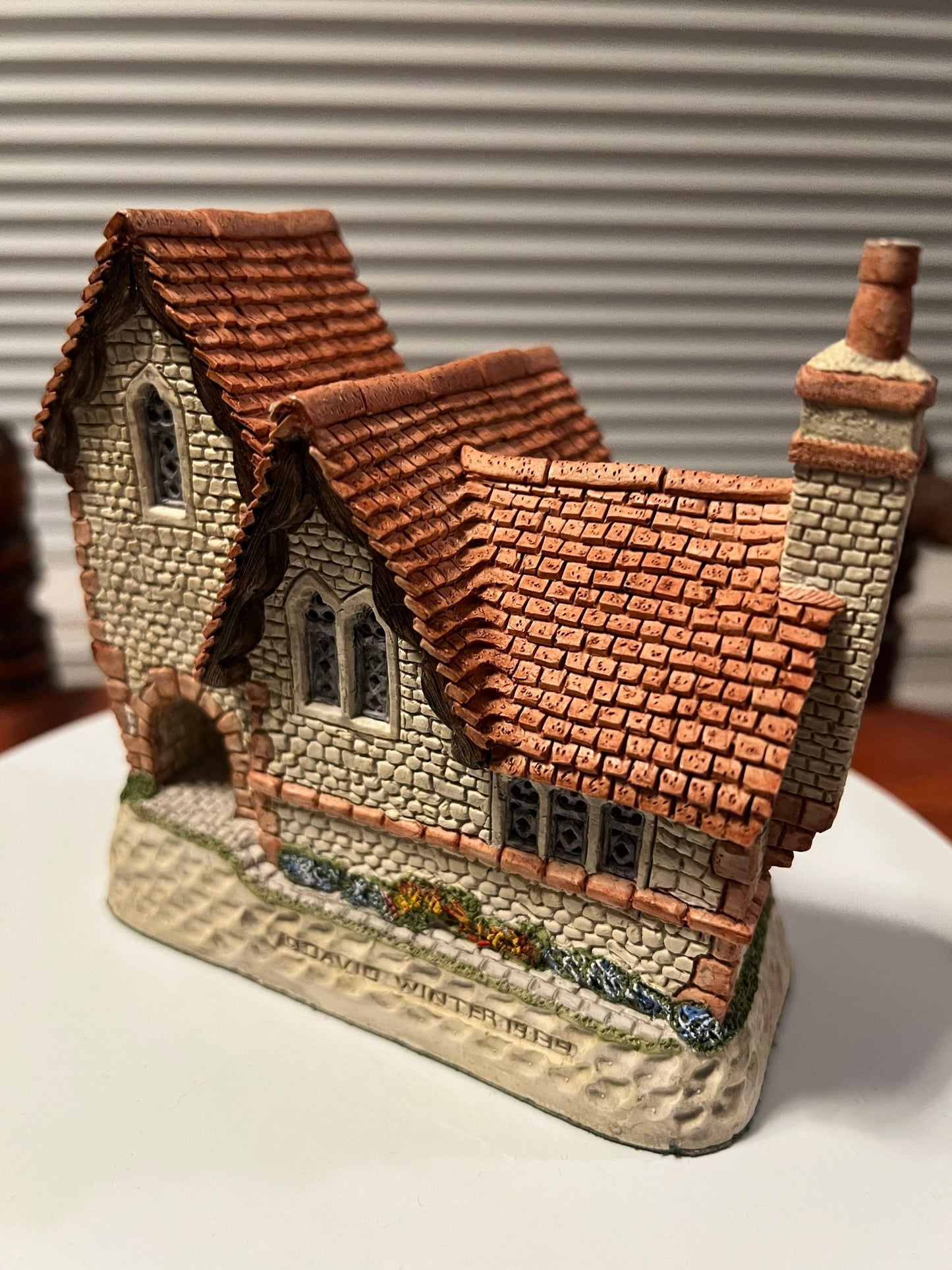 Vintage David Winter Staffordshire Vicarage 1994 Cottages handmade hand painted Great Britain figurines