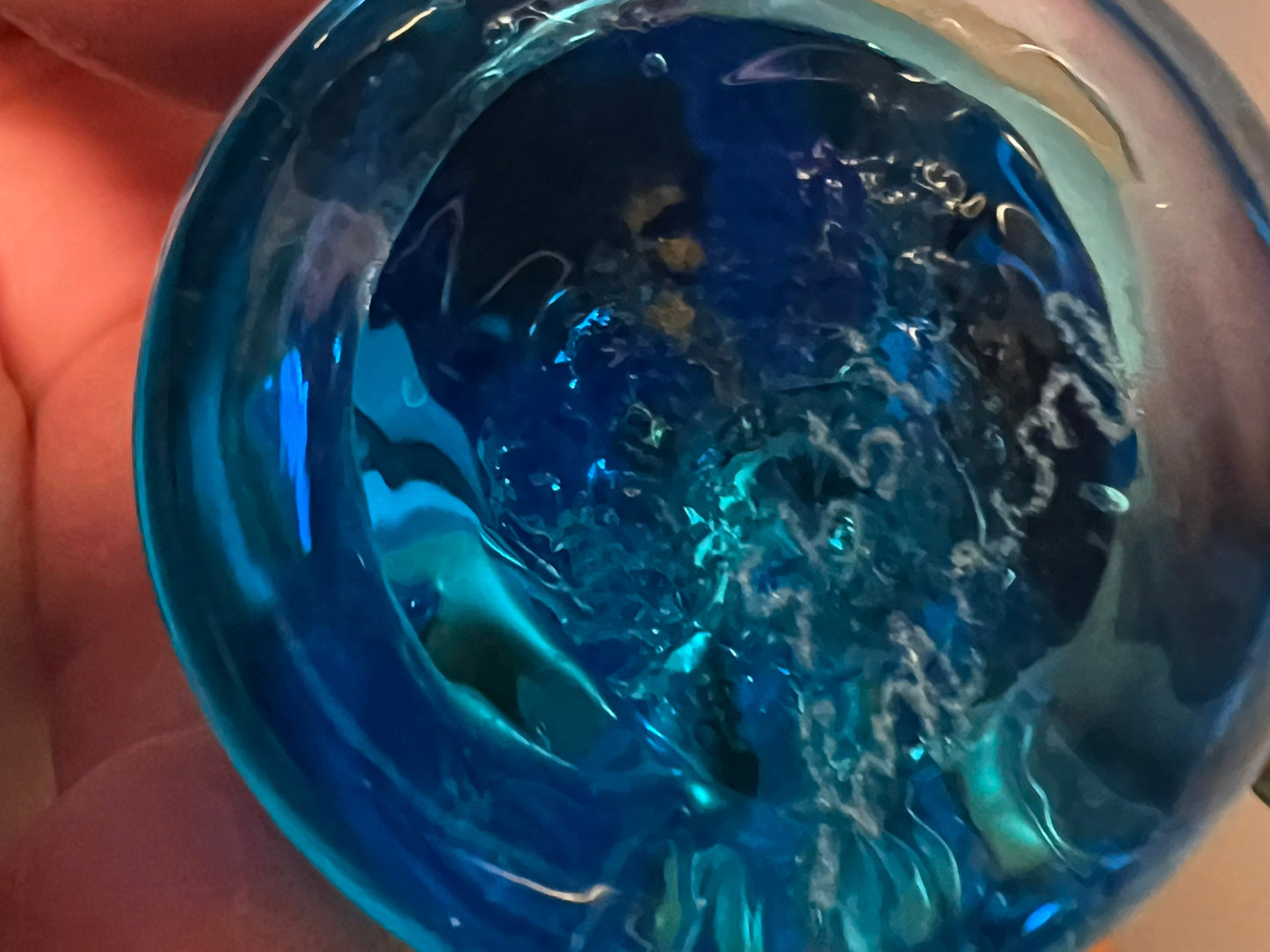 Vintage Ron Ray Collection of Bluebirds of Happiness Set of 6 Art glass birds purple bird 1990-1995 Rare!