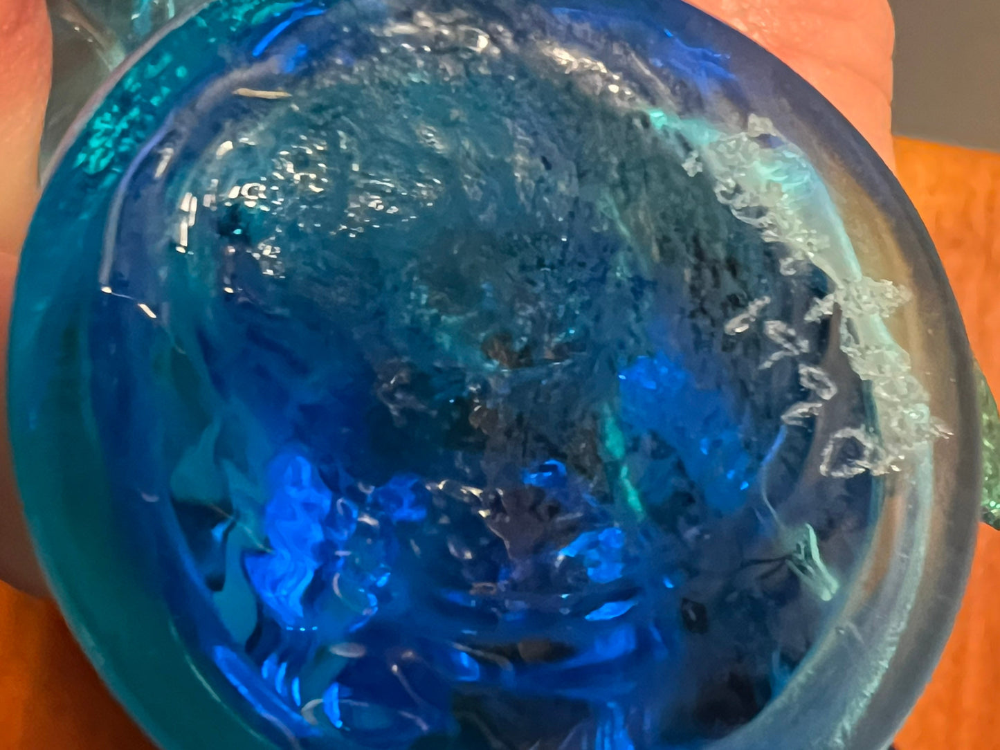 Vintage Ron Ray Collection of Bluebirds of Happiness Set of 6 Art glass birds purple bird 1990-1995 Rare!