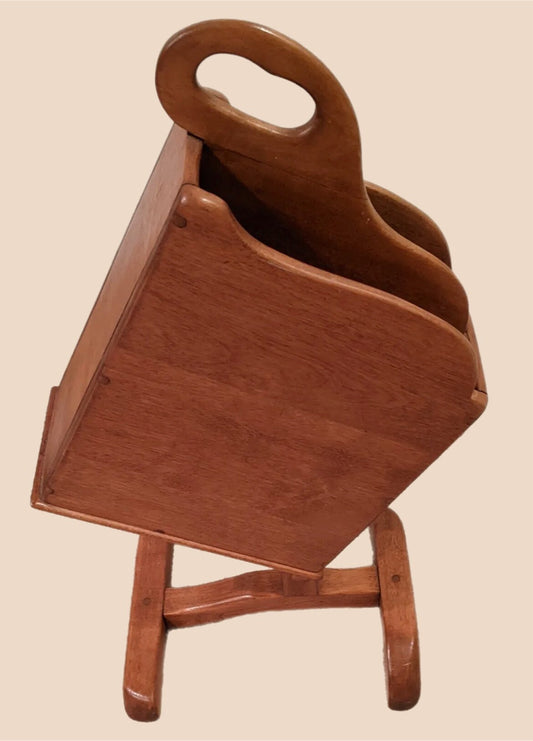 Cushman Colonial Creations Tongs Magazine Rack No. 3-9 Truly Rare Historic Lake house home decor