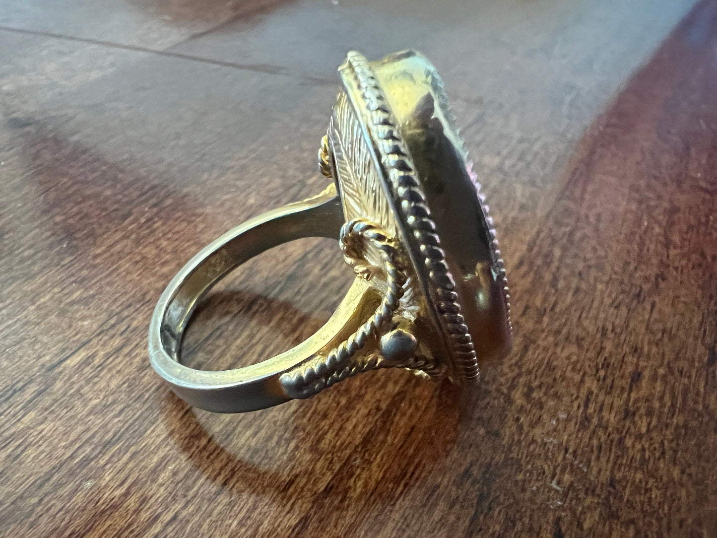 Vintage Tiger’s Eye Ring Tigers Eye Brown Rings Jewelry Lover Antiques Gifts with Purpose