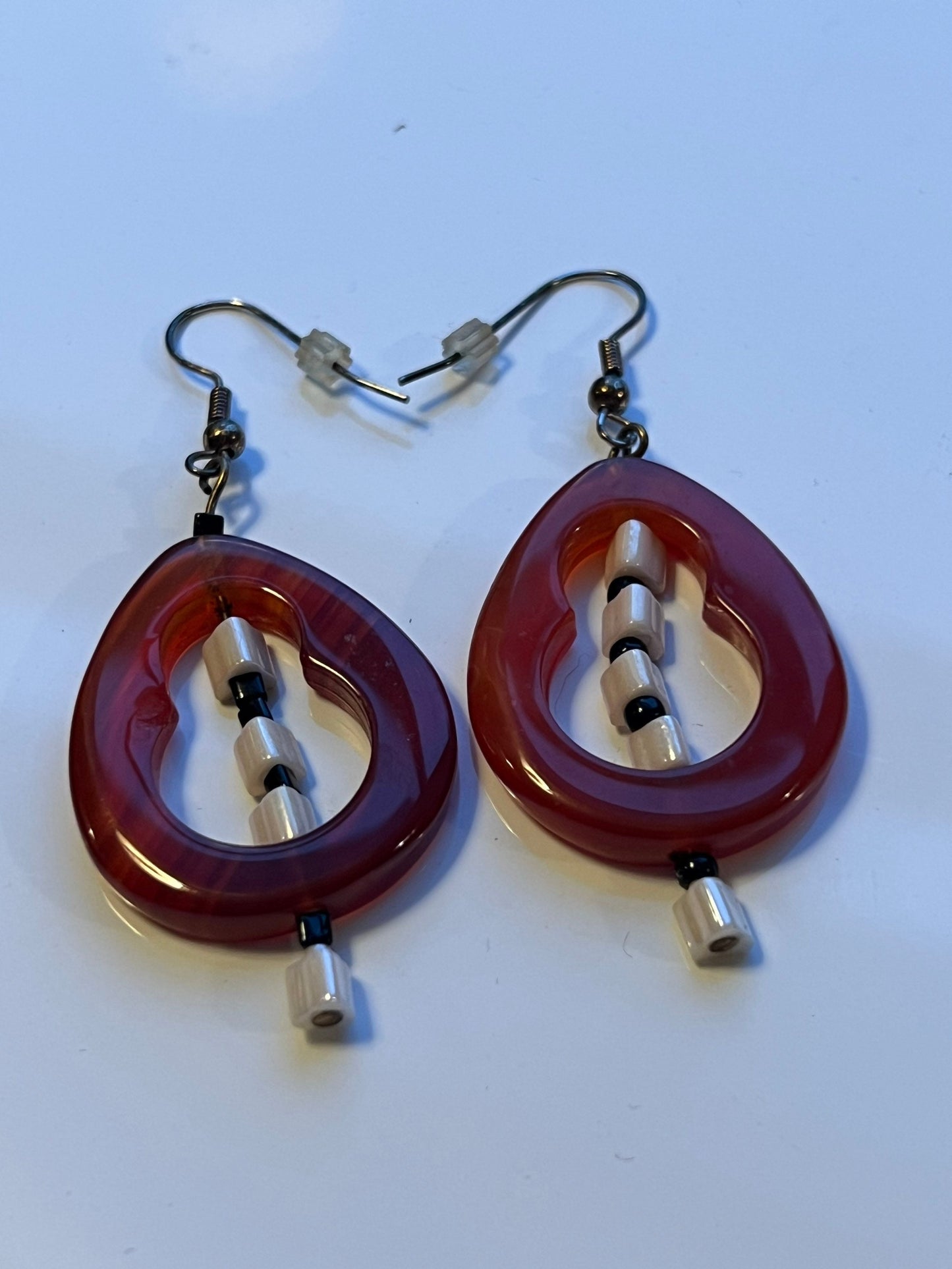 Vintage Lucite Art Earrings