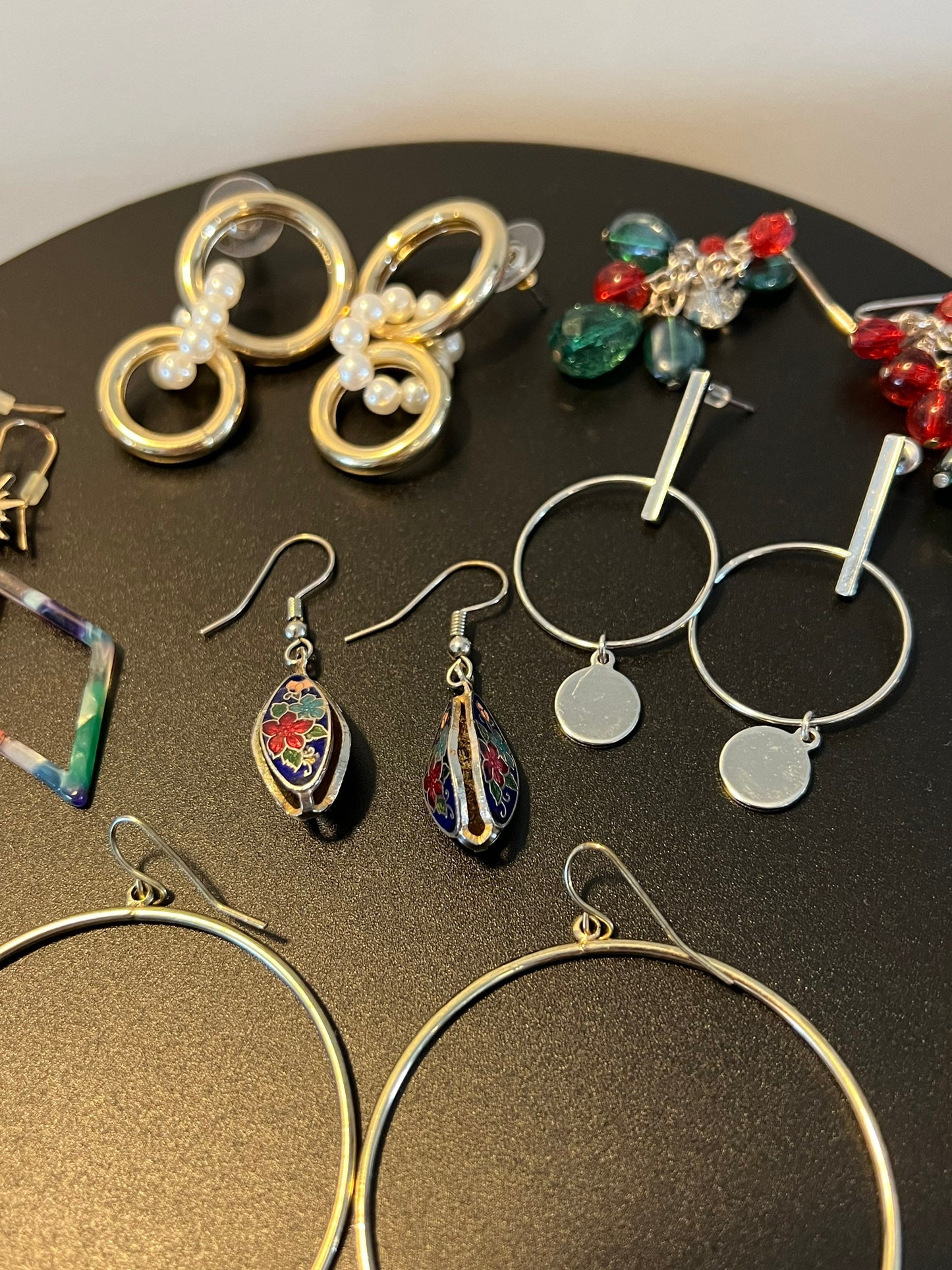 Vintage Earrings Collection of 6 and Brooch Jewelry earring brooches Lover Antiques