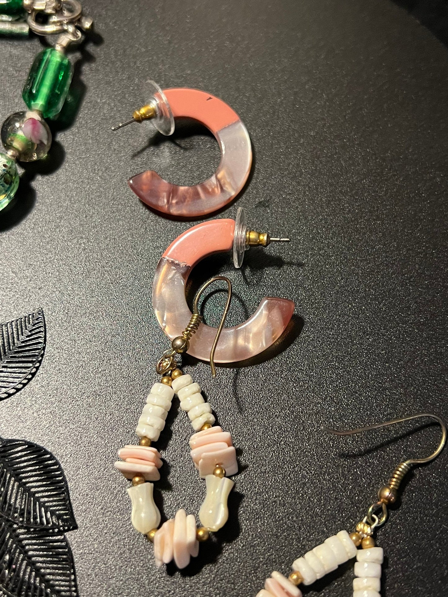 Vintage Earrings Necklace Bracelet Collection of 8 pieces Jewelry earring Lover Antiques