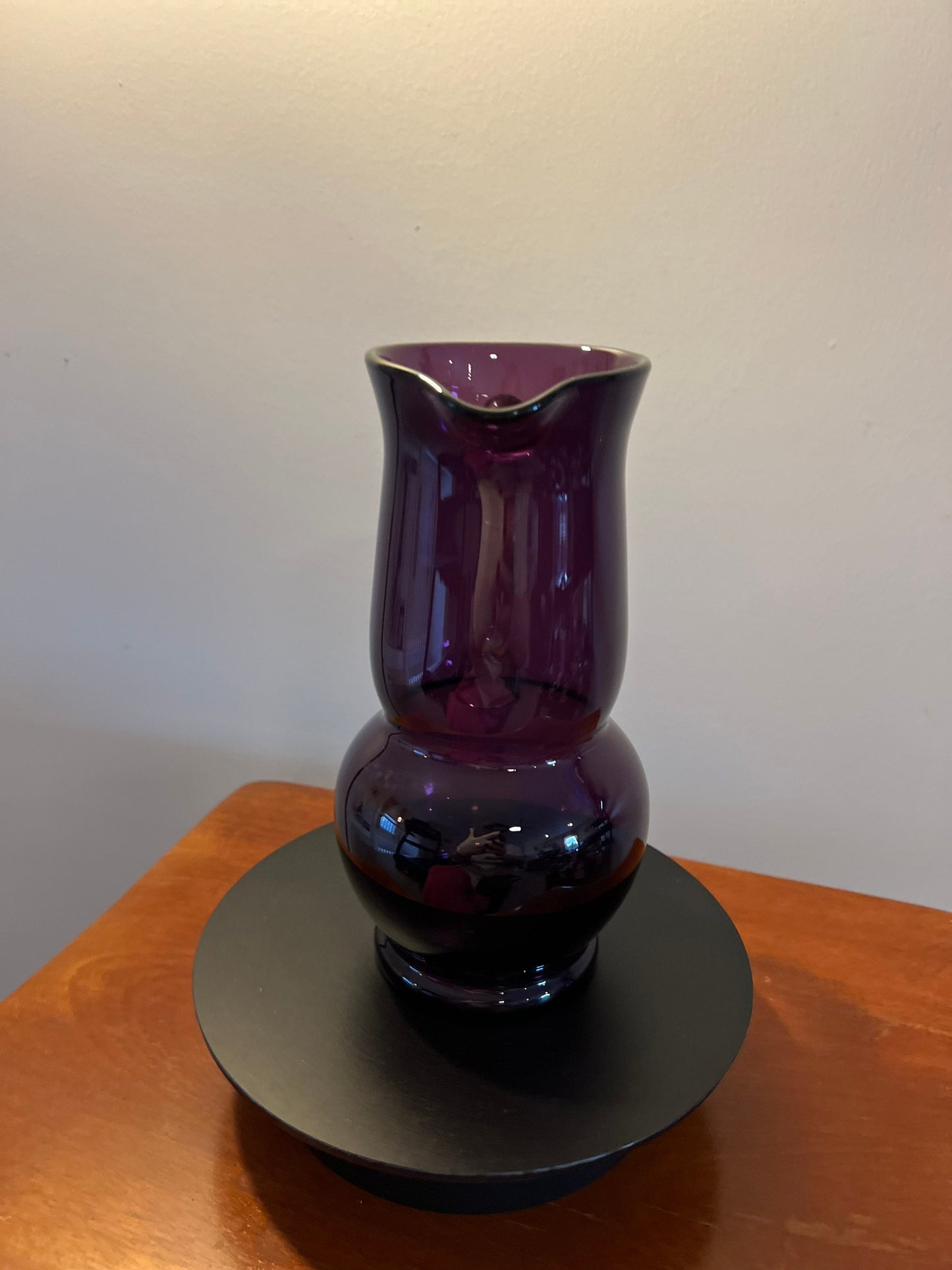 Vintage Boyd Glass Owl Bell Signed Art Glass Lover Antiques Gifts Owls Animals