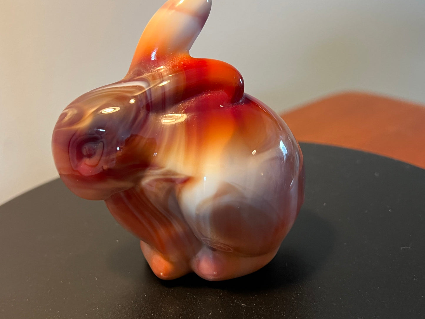 Vintage Fenton Ruby Red Slag Glass Rabbit Bunny Special Order for Levay 1984 Satin Glass Art Lover Antiques and Vintage