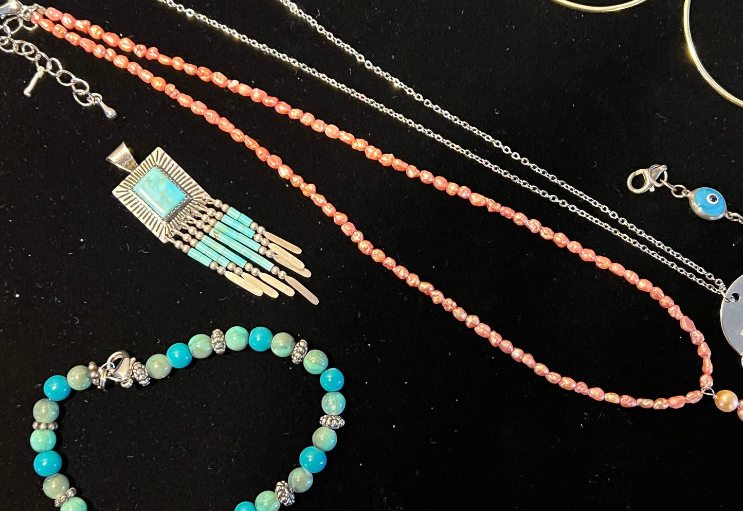 Vintage Jewelry Lot Necklaces Earrings Bracelets Jewelry Collection pieces Jewelry Lover Antiques necklace sterling silver turquoise