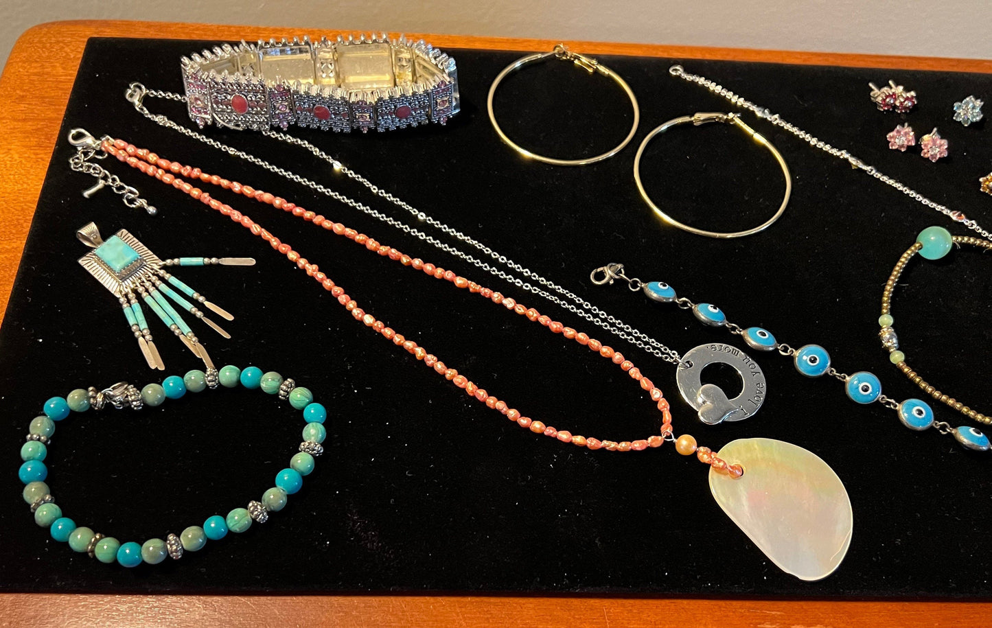 Vintage Jewelry Lot Necklaces Earrings Bracelets Jewelry Collection pieces Jewelry Lover Antiques necklace sterling silver turquoise