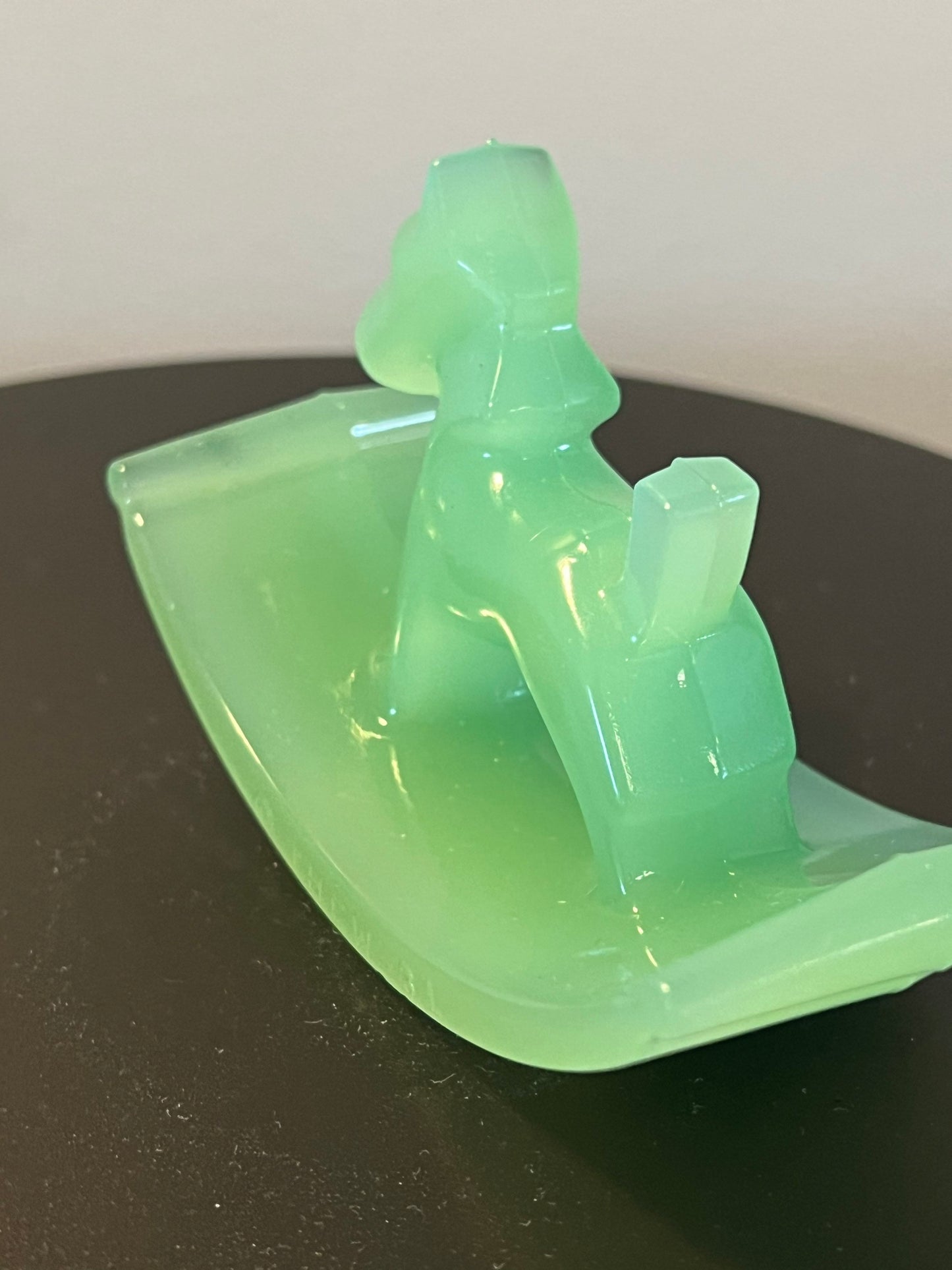 Vintage Jadeite Scottie Dog Ink Blotter by Houze Glass, Scottie Dog Green Blotter, Lover Antiques and Vintage