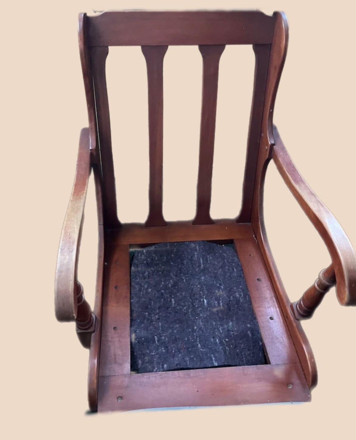 Cushman Colonial Creations New Bennington Swivel Rocker No. 5683 Mid Century Modern Original Condition Vintage Furniture