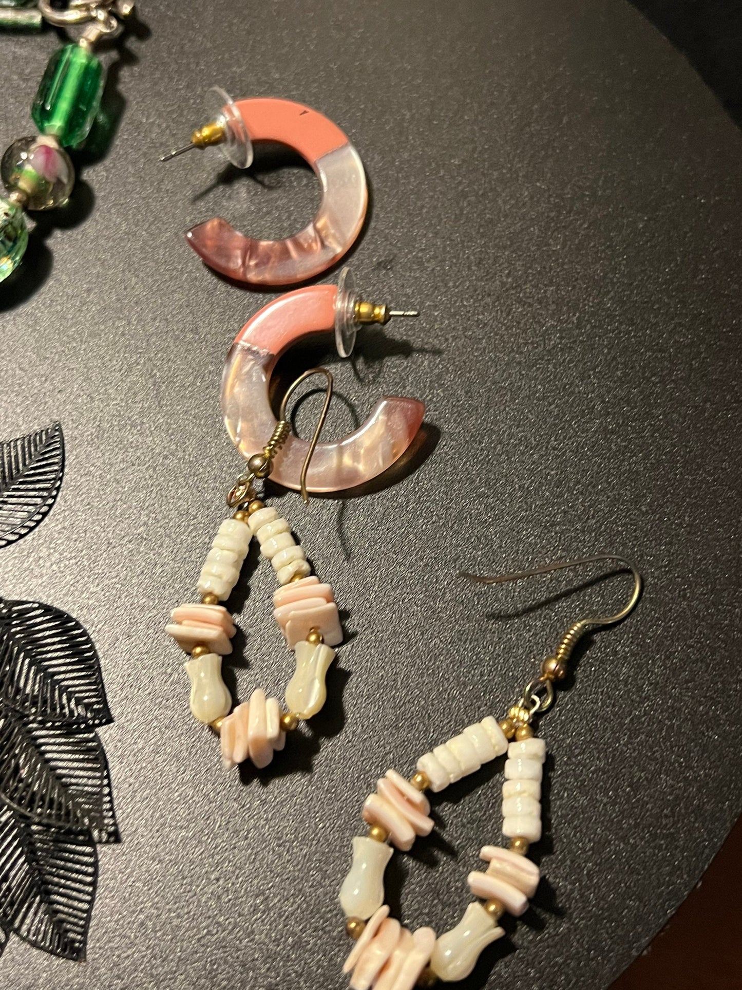 Vintage Earrings Necklace Bracelet Collection of 8 pieces Jewelry earring Lover Antiques
