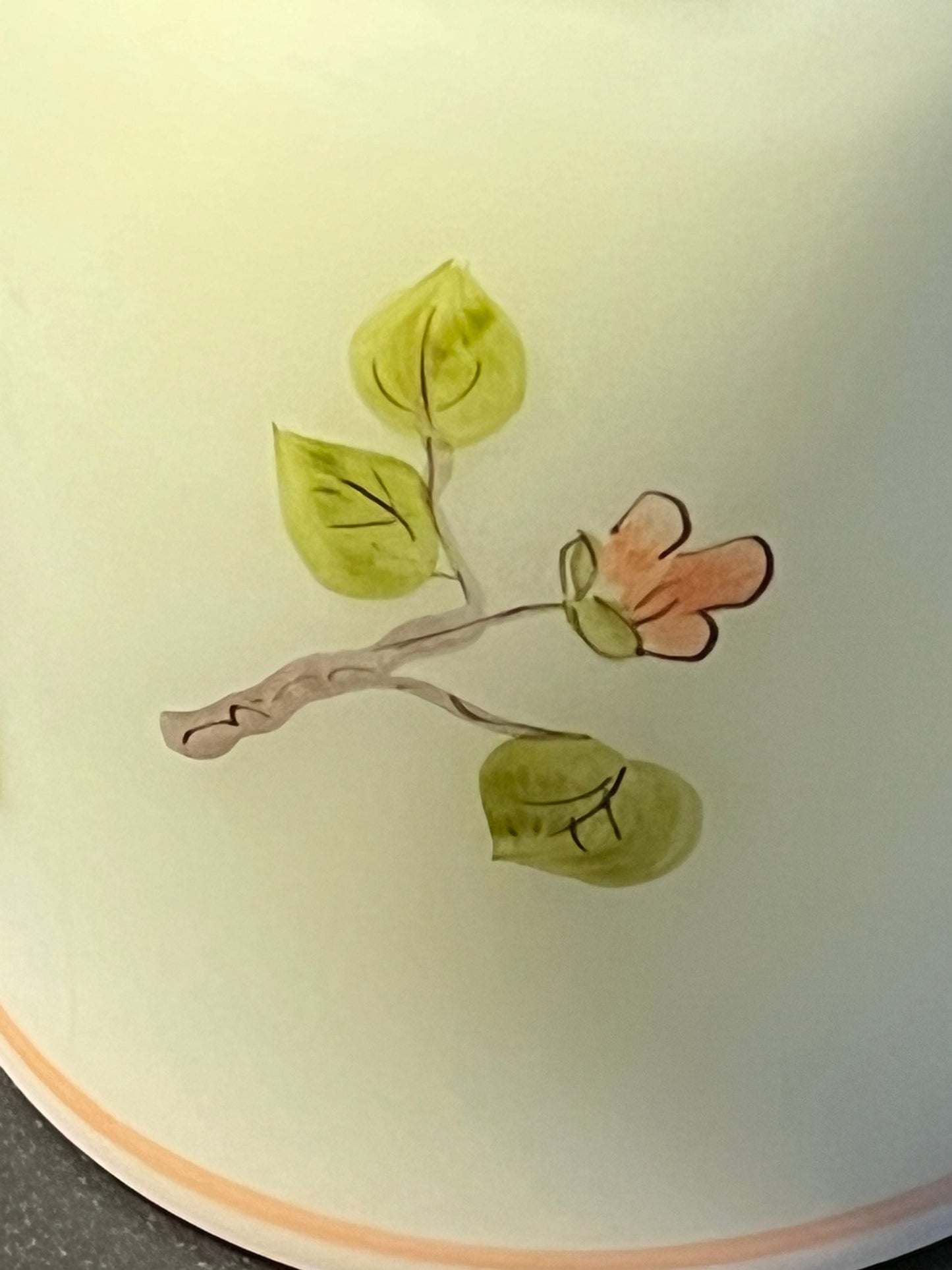 Vintage Fenton Happy Mother’s Day 1980 Satin Glass Bell Hand-Painted Signed Art Uranium Glass Limited Edition Lover Antiques Gifts