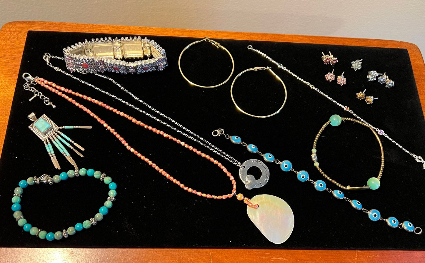 Vintage Jewelry Lot Necklaces Earrings Bracelets Jewelry Collection pieces Jewelry Lover Antiques necklace sterling silver turquoise