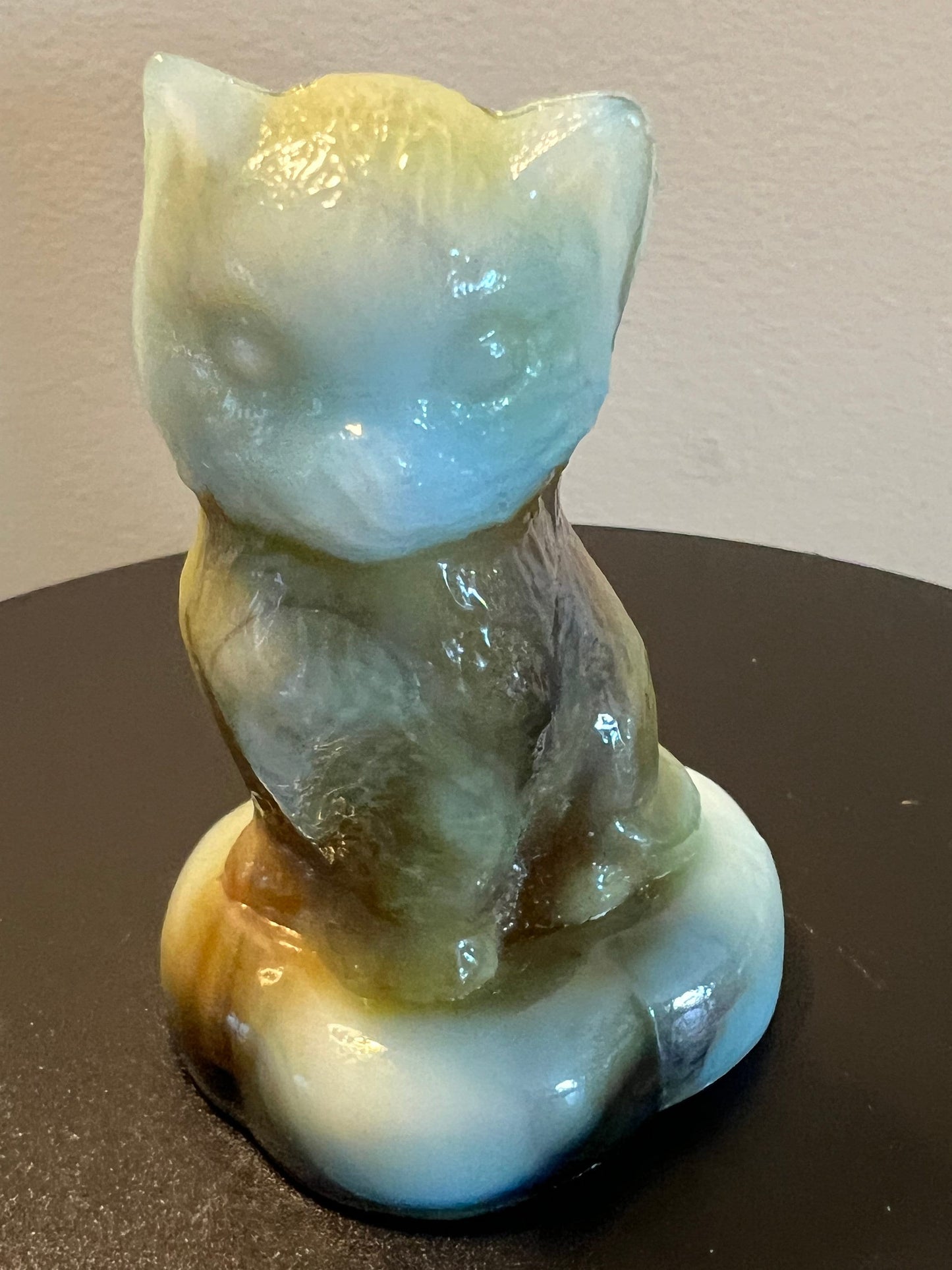 Vintage Navajo Sand Art Holy Man Painting Lamp very rare!