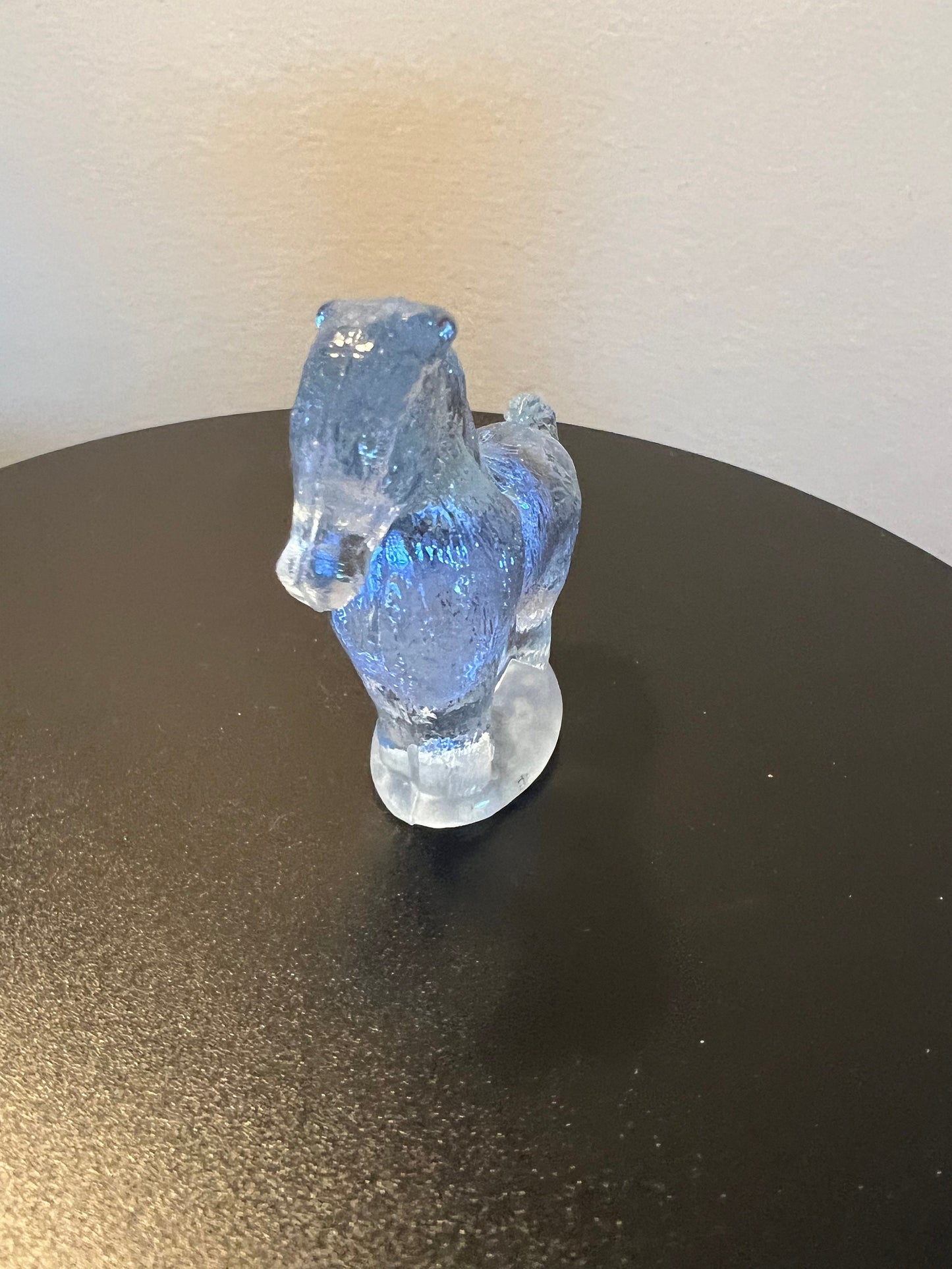 Vintage Horse Glass Art Amethyst Purple by Summit Art Glass Company Hand Pressed in the USA Horses Lover Antiques and Vintage