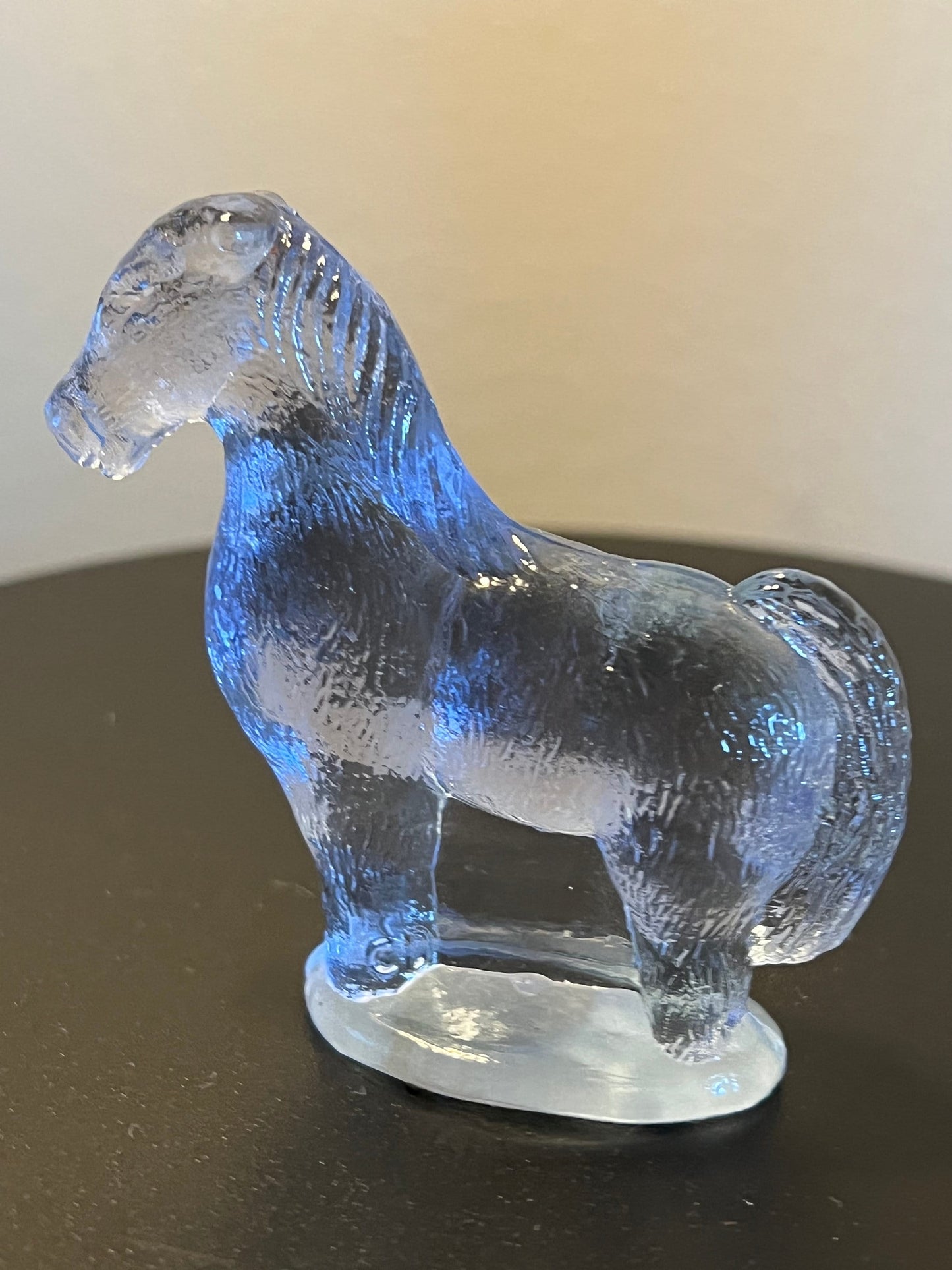 Vintage Horse Glass Art Amethyst Purple by Summit Art Glass Company Hand Pressed in the USA Horses Lover Antiques and Vintage