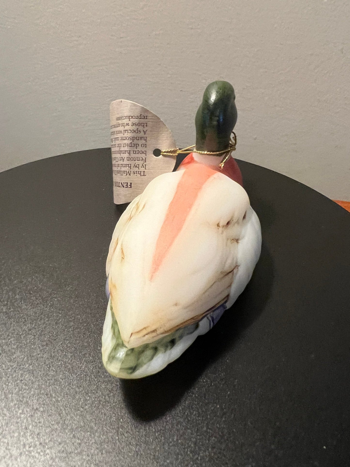 Vintage Fenton Mallard Duck Art Glass Lover Antiques & Vintage Glass Animal Figurines